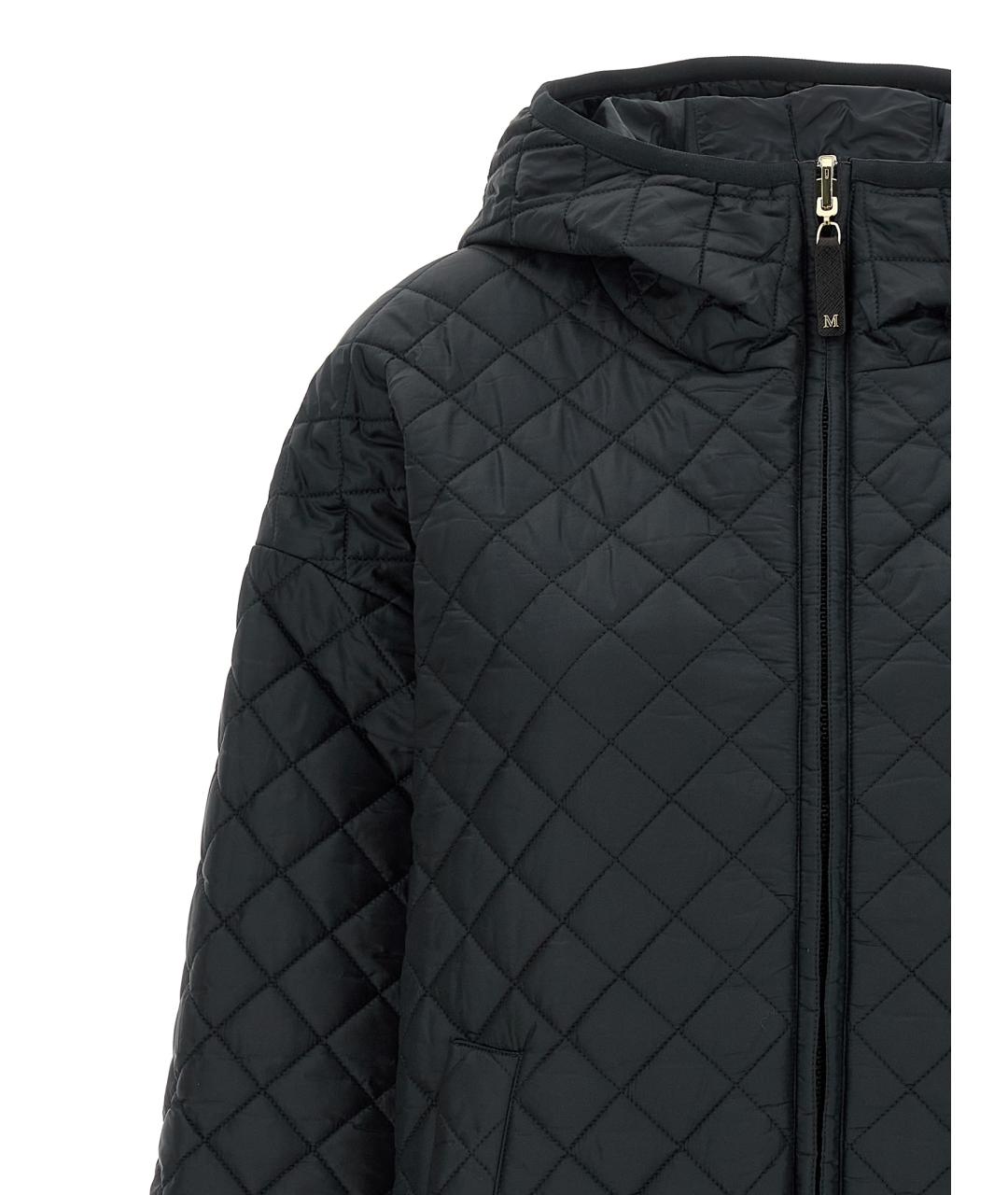MAX MARA Черная полиэстеровая куртка, фото 4