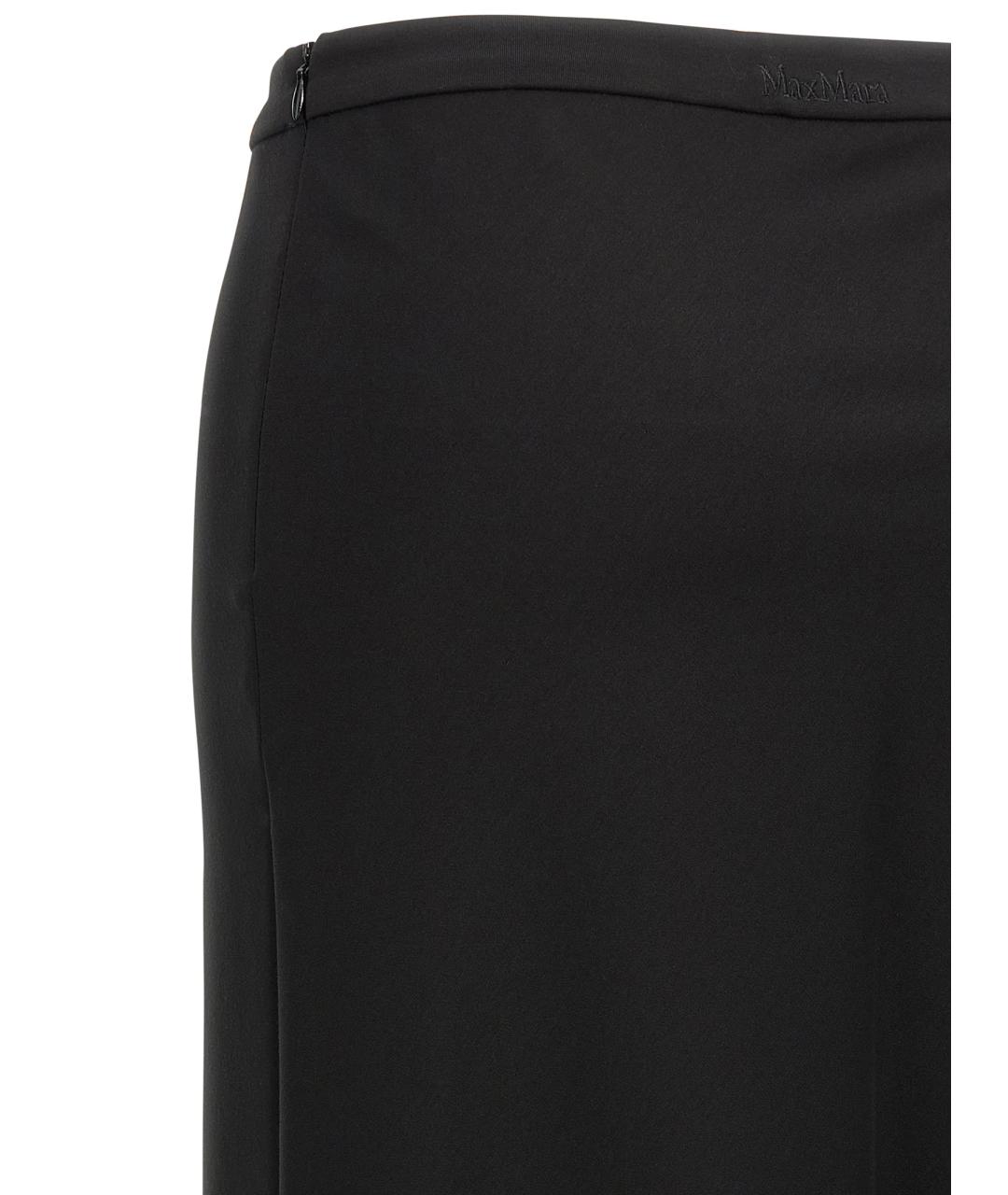 MAX MARA Черная юбка макси, фото 4