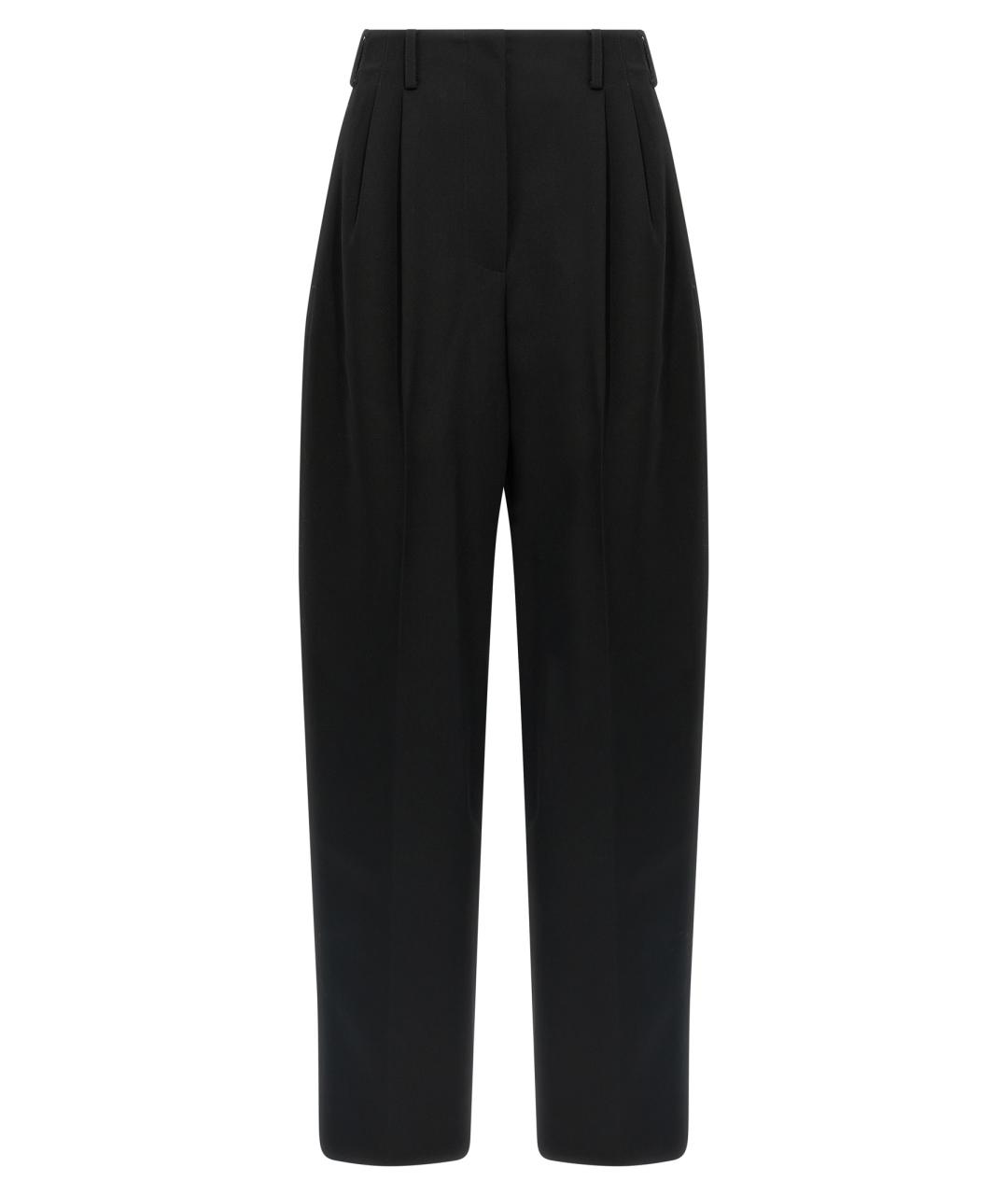 GIVENCHY Черные шерстяные прямые брюки, фото 1