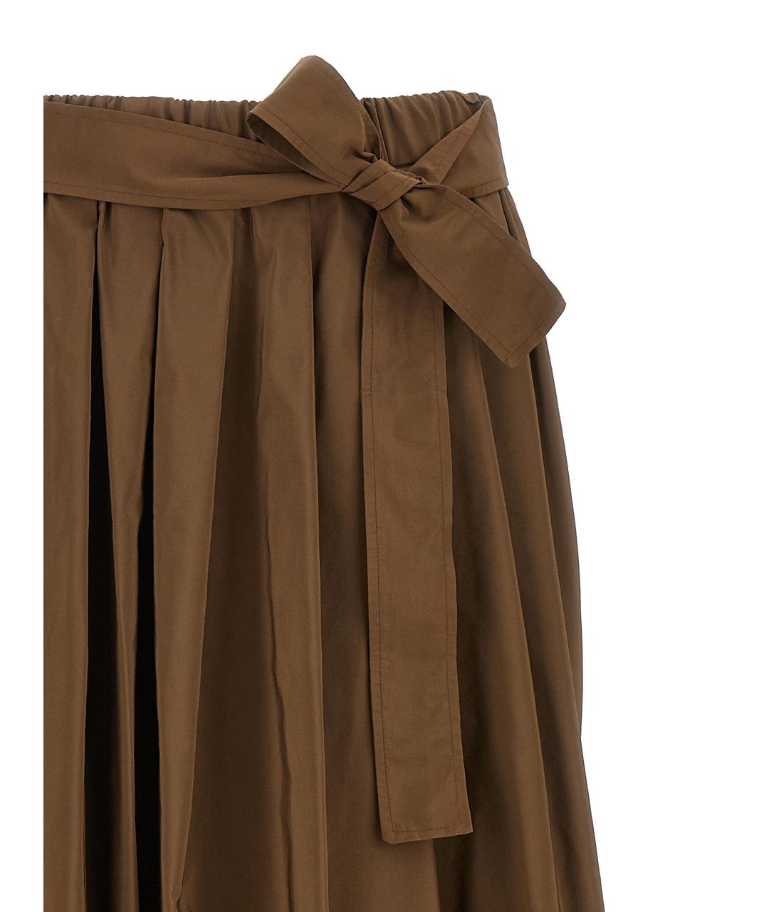 WEEKEND MAX MARA Коричневая юбка миди, фото 3