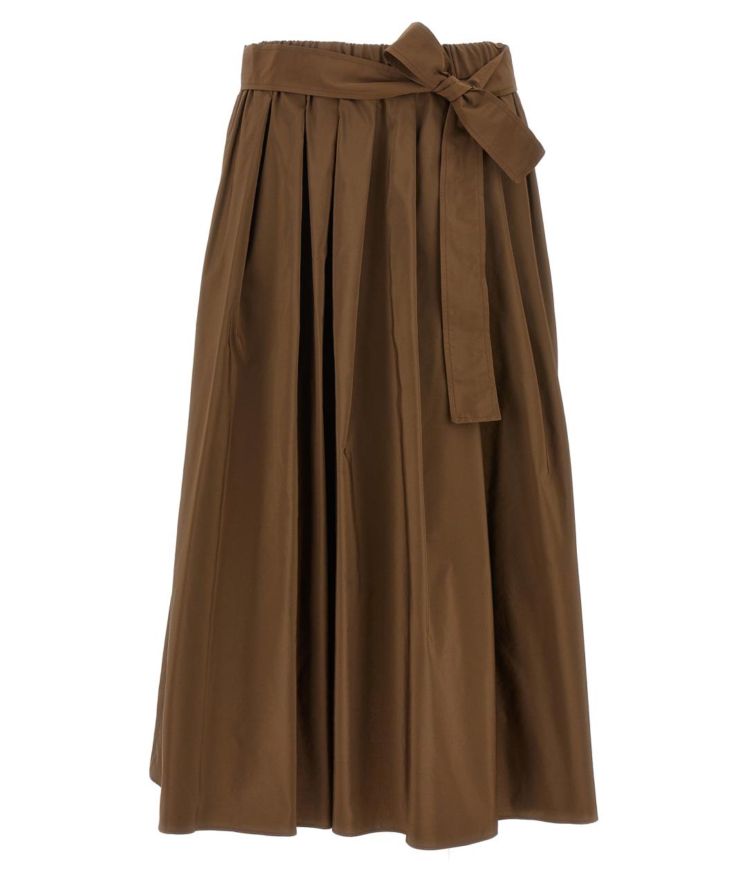 WEEKEND MAX MARA Коричневая юбка миди, фото 1
