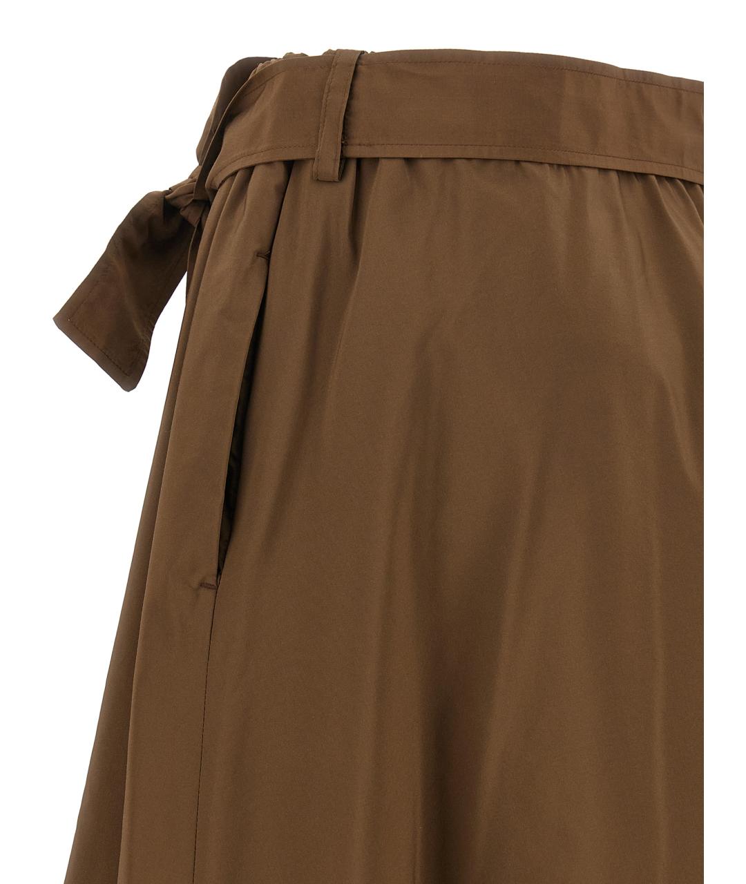 WEEKEND MAX MARA Коричневая юбка миди, фото 4