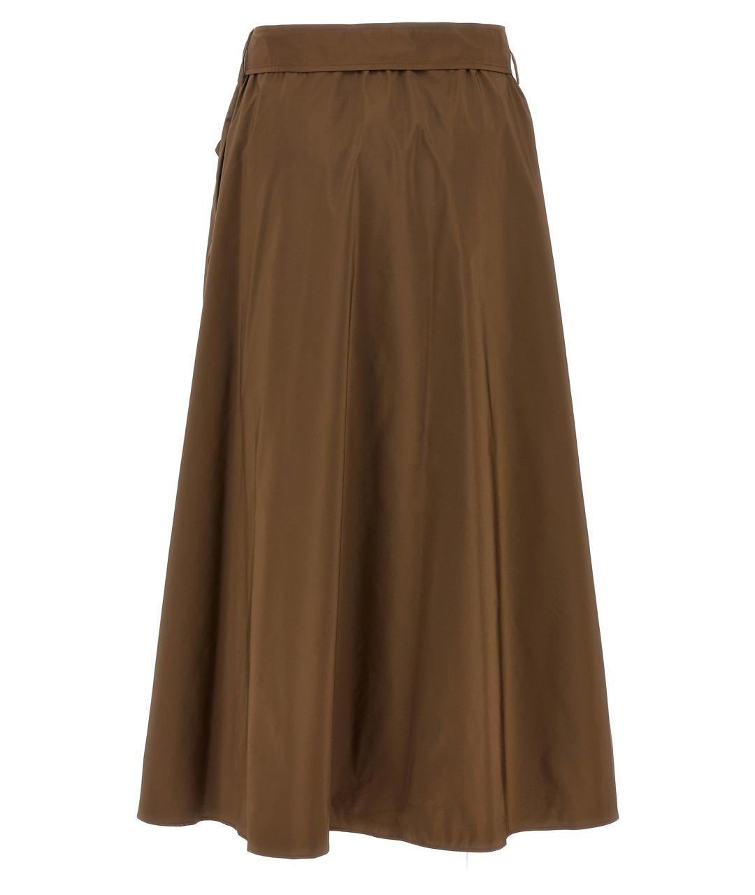 WEEKEND MAX MARA Коричневая юбка миди, фото 2
