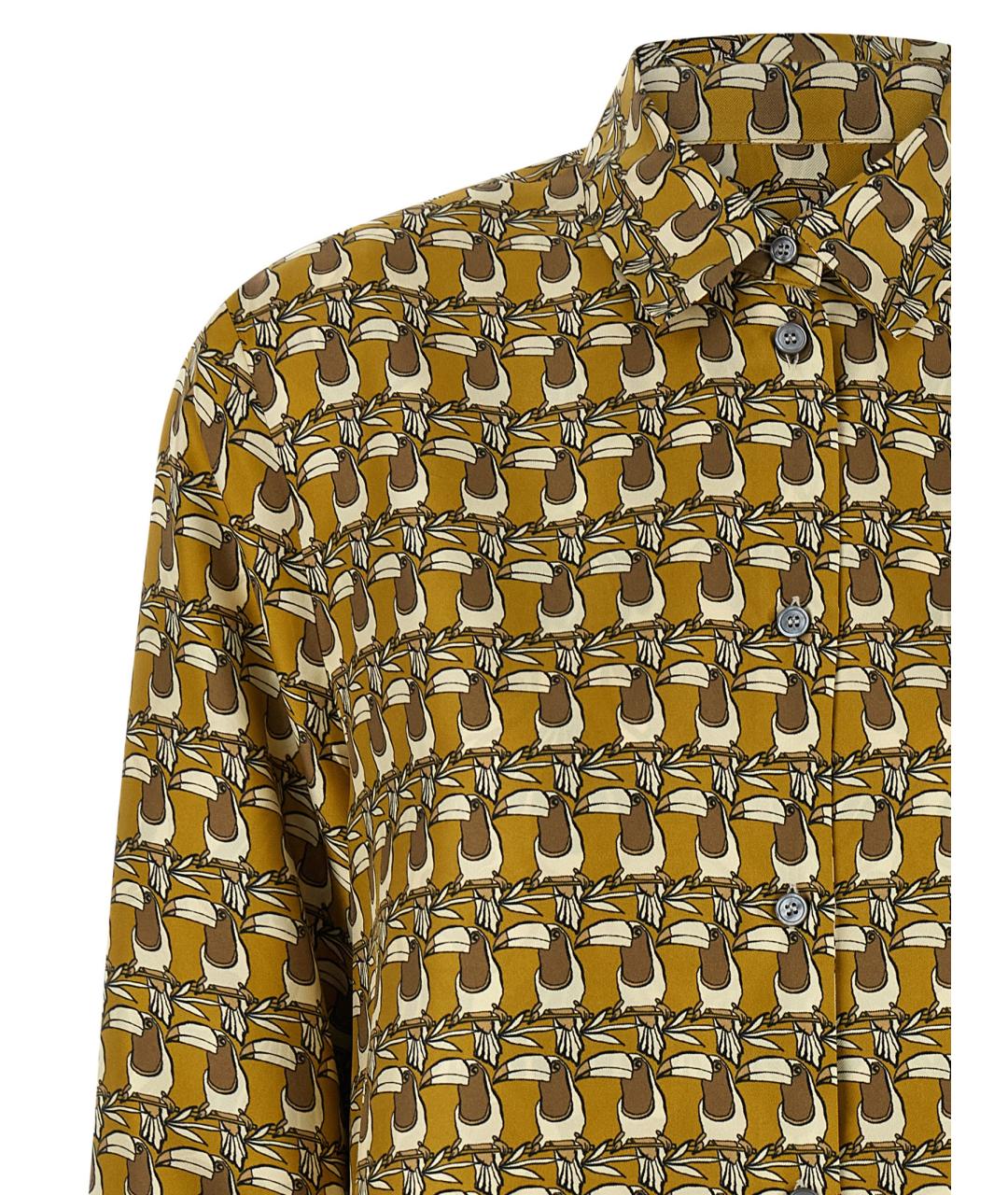 MAX MARA Мульти шелковая блузы, фото 3