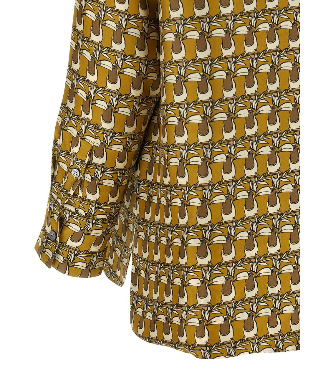 MAX MARA Мульти шелковая блузы, фото 4