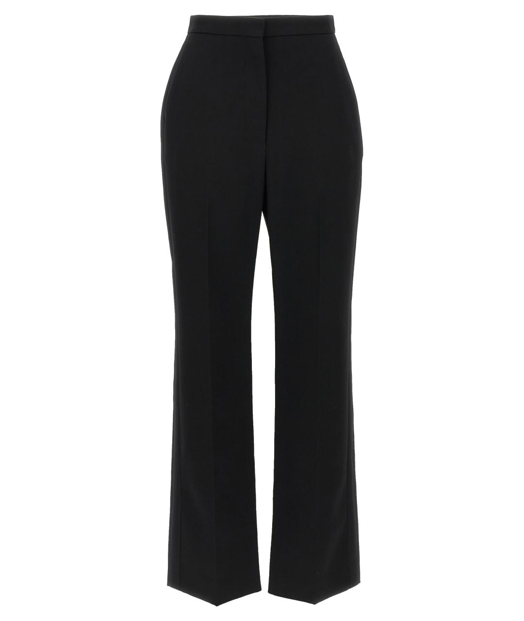 GIVENCHY Черные шерстяные прямые брюки, фото 1