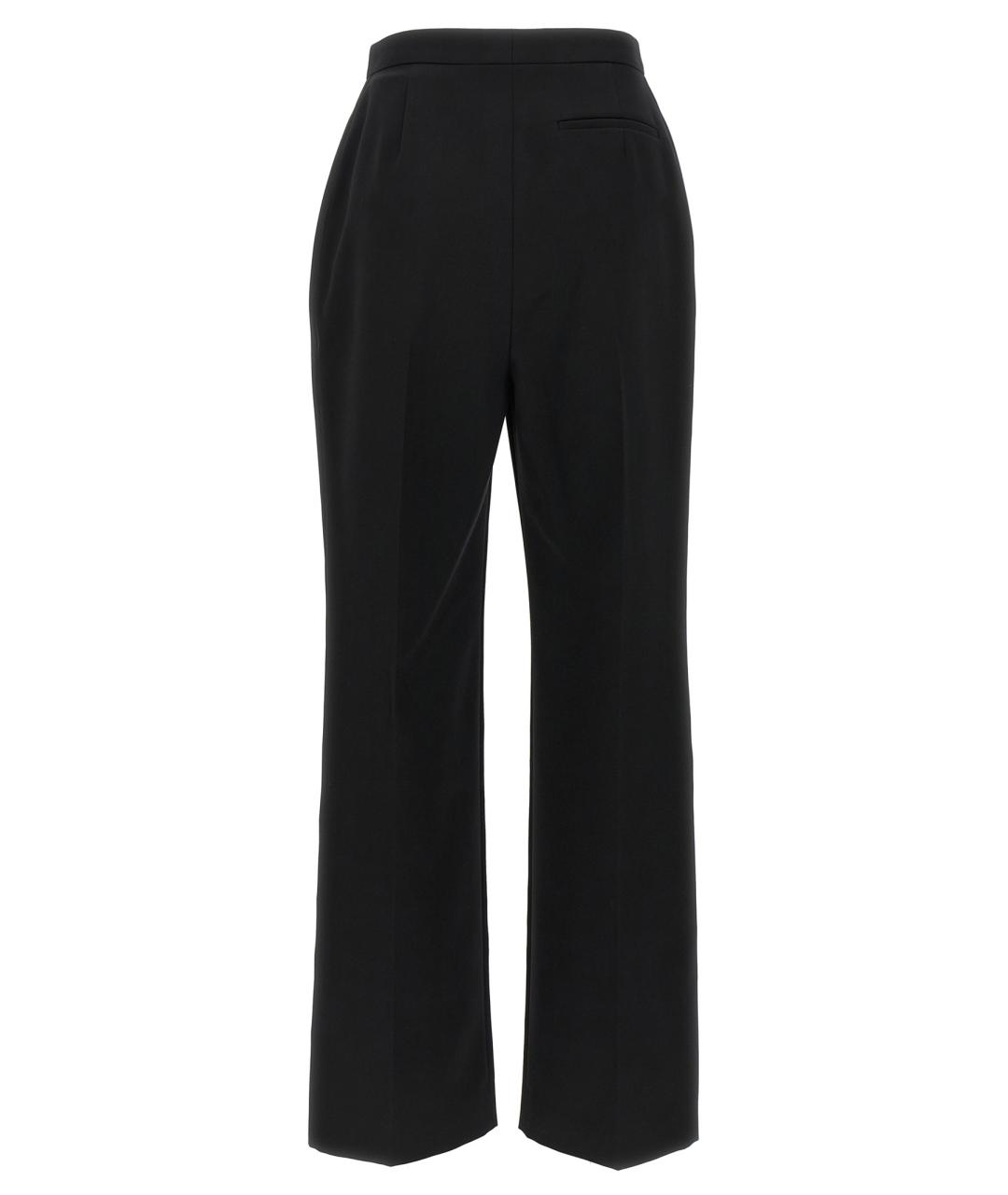 GIVENCHY Черные шерстяные прямые брюки, фото 2