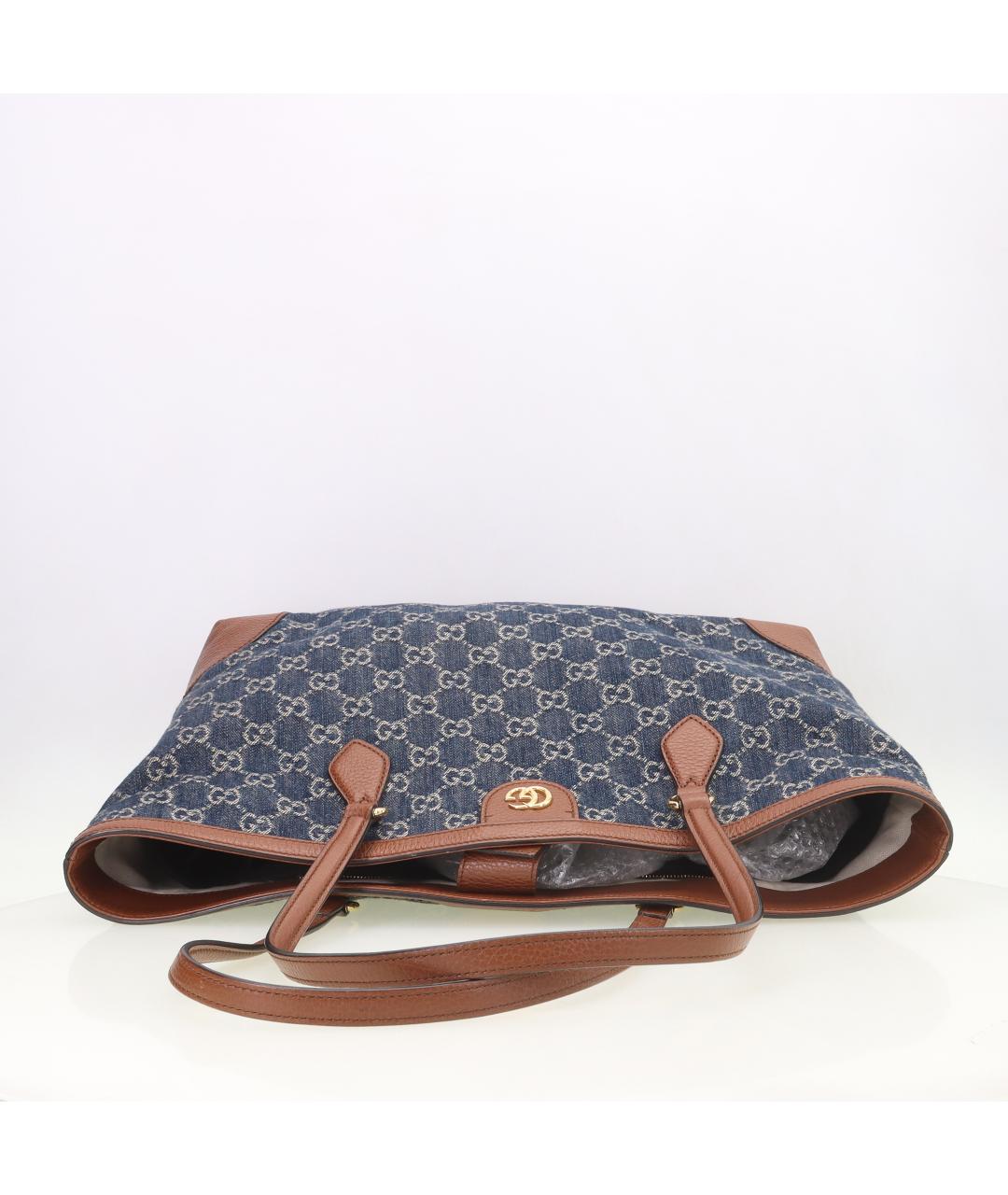 GUCCI Синяя сумка тоут, фото 9