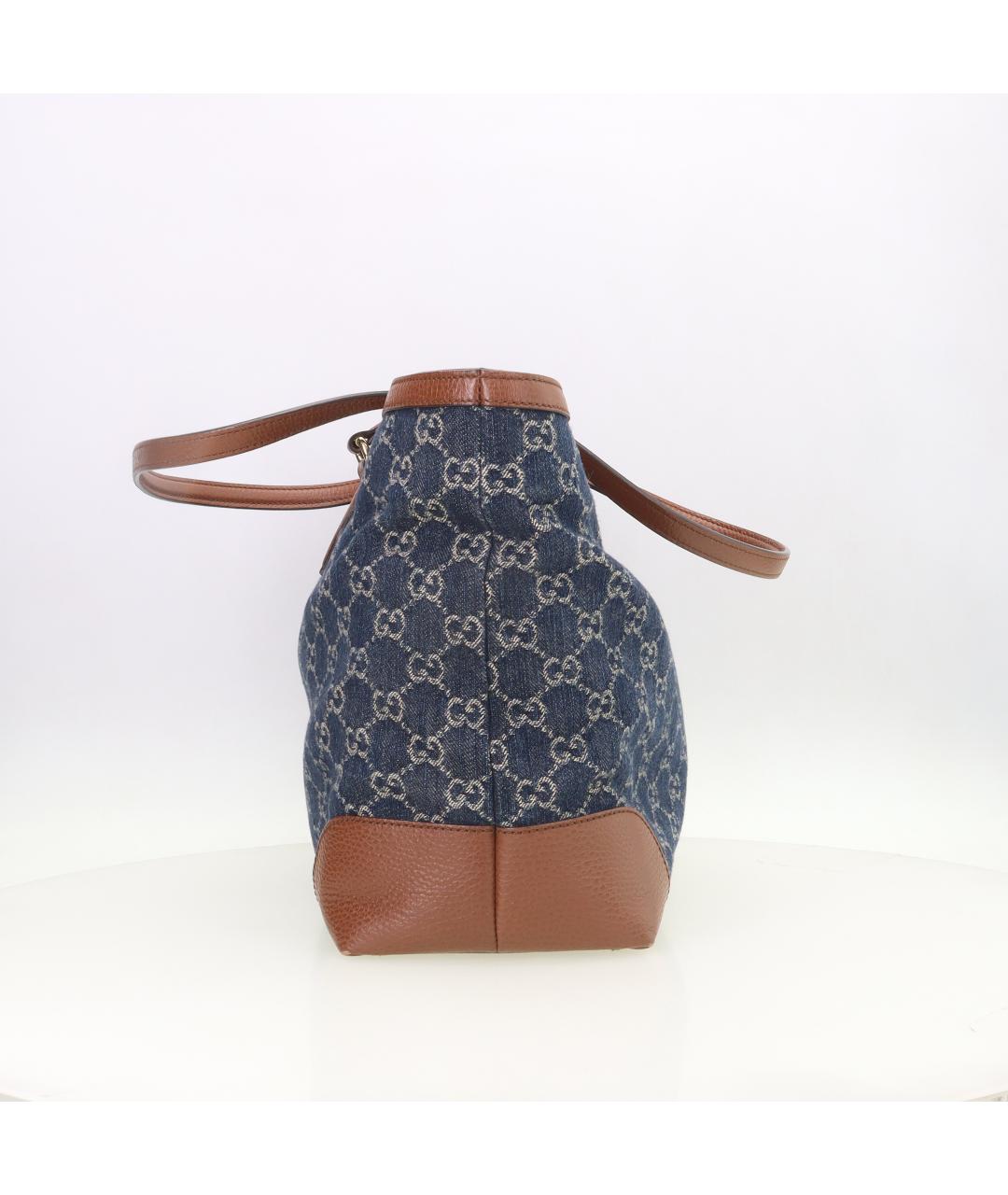 GUCCI Синяя сумка тоут, фото 4
