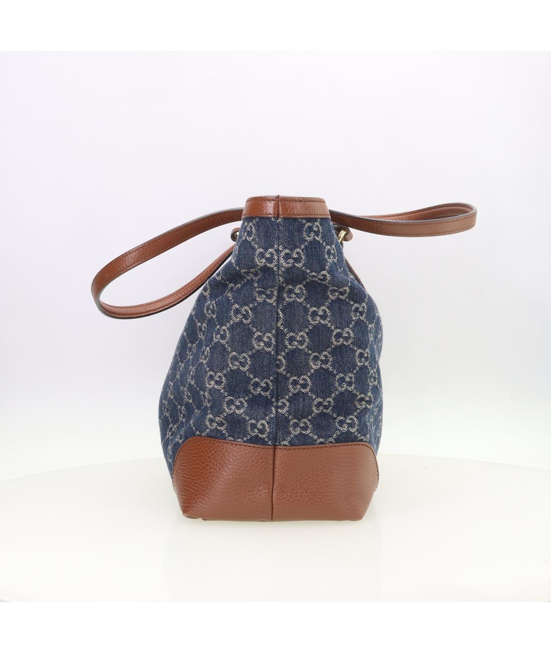 GUCCI Синяя сумка тоут, фото 2