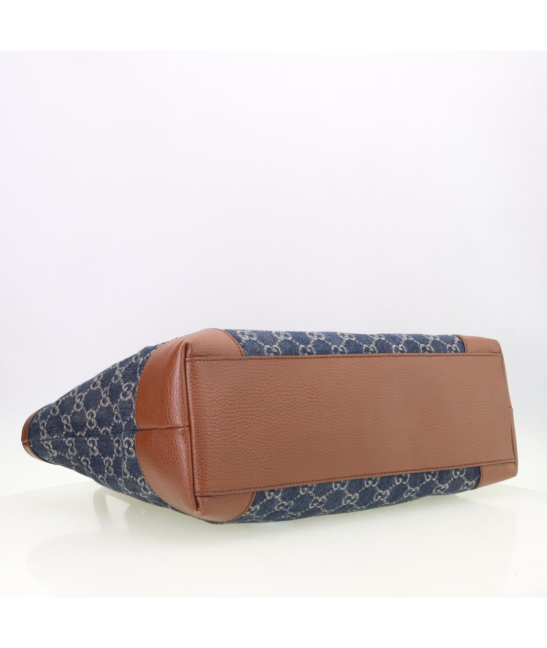 GUCCI Синяя сумка тоут, фото 7