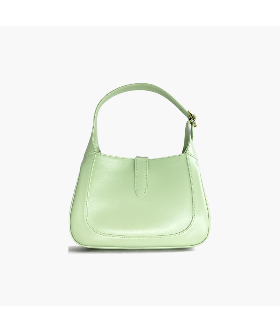 GUCCI Салатовая кожаная сумка через плечо, фото 3