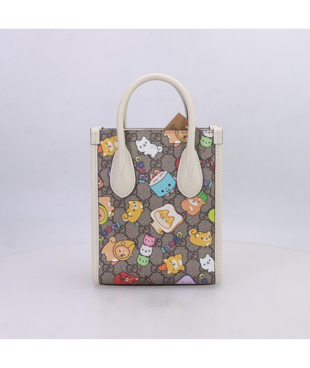 GUCCI Коричневая сумка тоут, фото 4