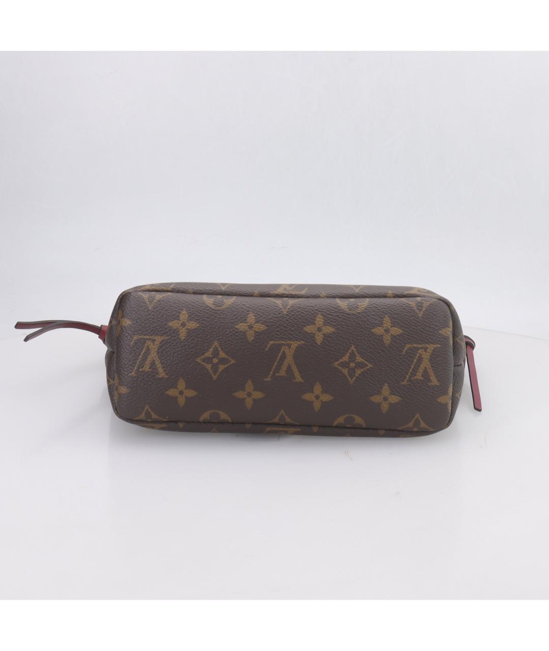 LOUIS VUITTON Коричневая косметичка, фото 6
