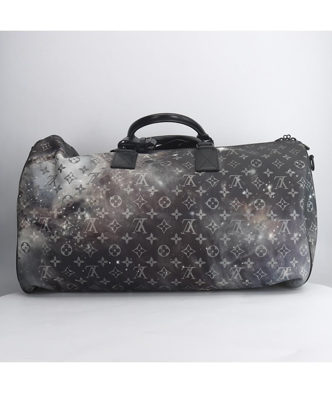 LOUIS VUITTON Черная дорожная/спортивная сумка, фото 3