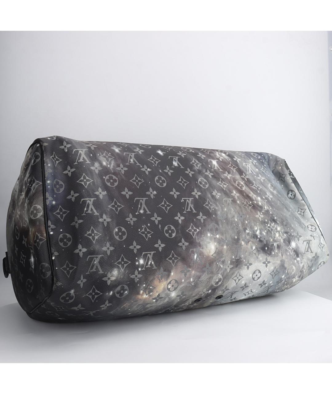 LOUIS VUITTON Черная дорожная/спортивная сумка, фото 7