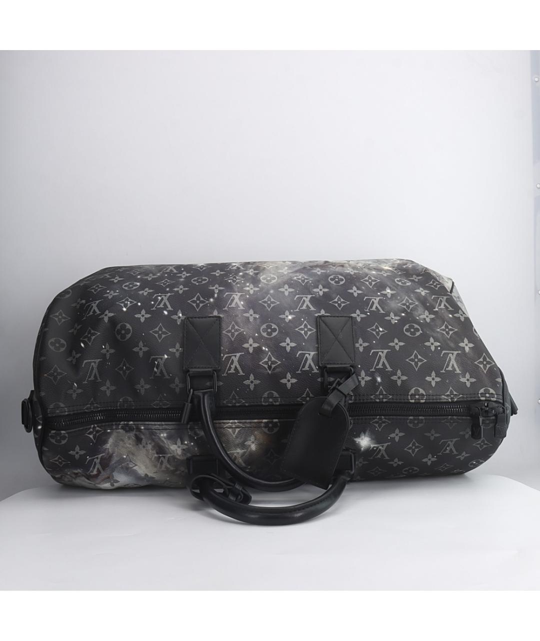 LOUIS VUITTON Черная дорожная/спортивная сумка, фото 9