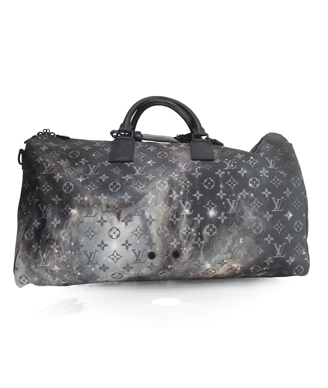 LOUIS VUITTON Черная дорожная/спортивная сумка, фото 10