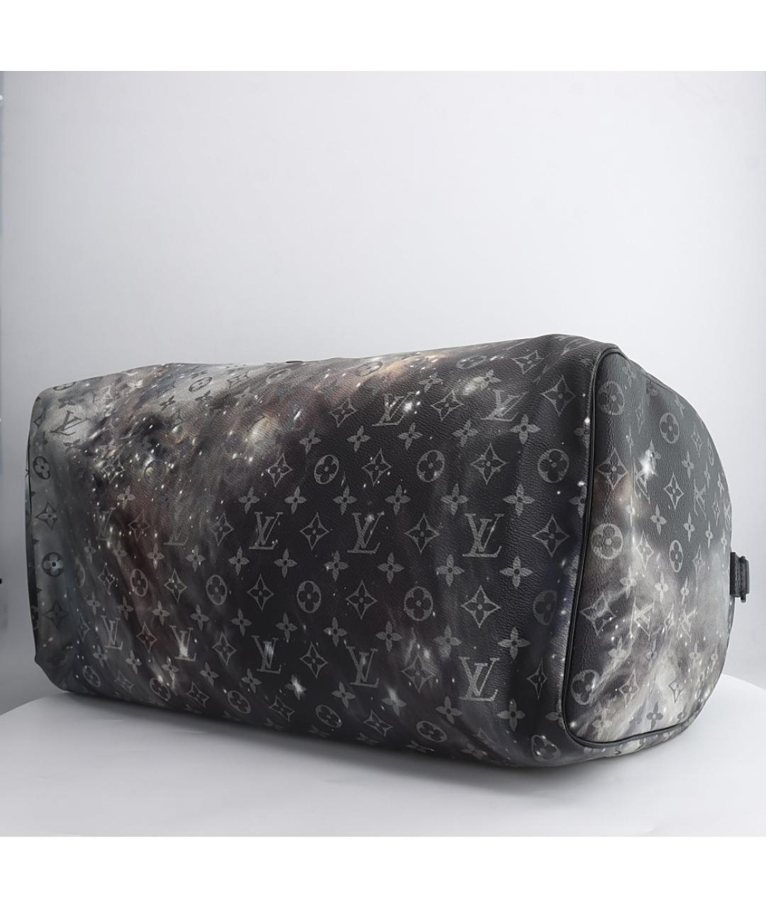 LOUIS VUITTON Черная дорожная/спортивная сумка, фото 6