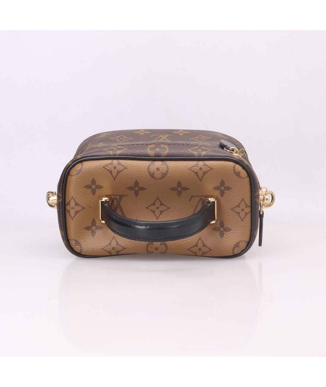 LOUIS VUITTON Коричневая косметичка, фото 5