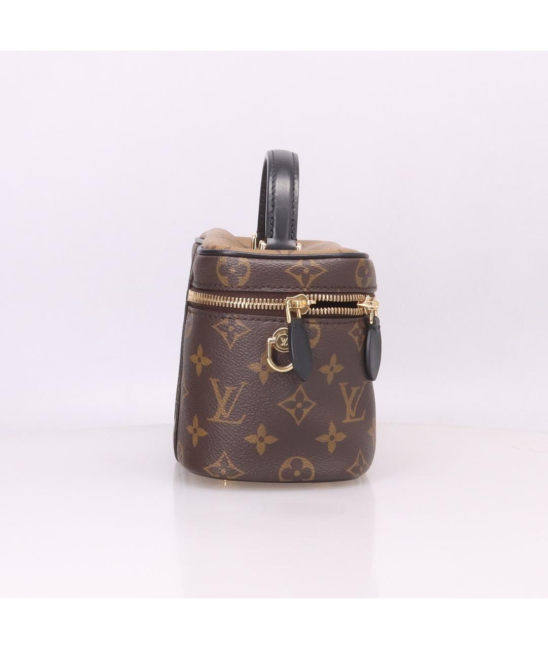 LOUIS VUITTON Коричневая косметичка, фото 4