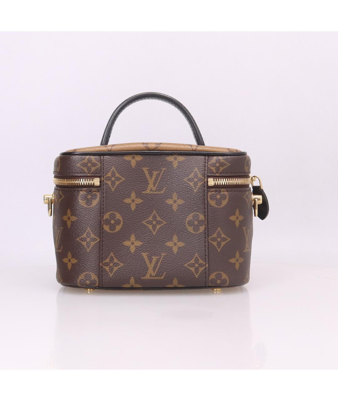 LOUIS VUITTON Коричневая косметичка, фото 3