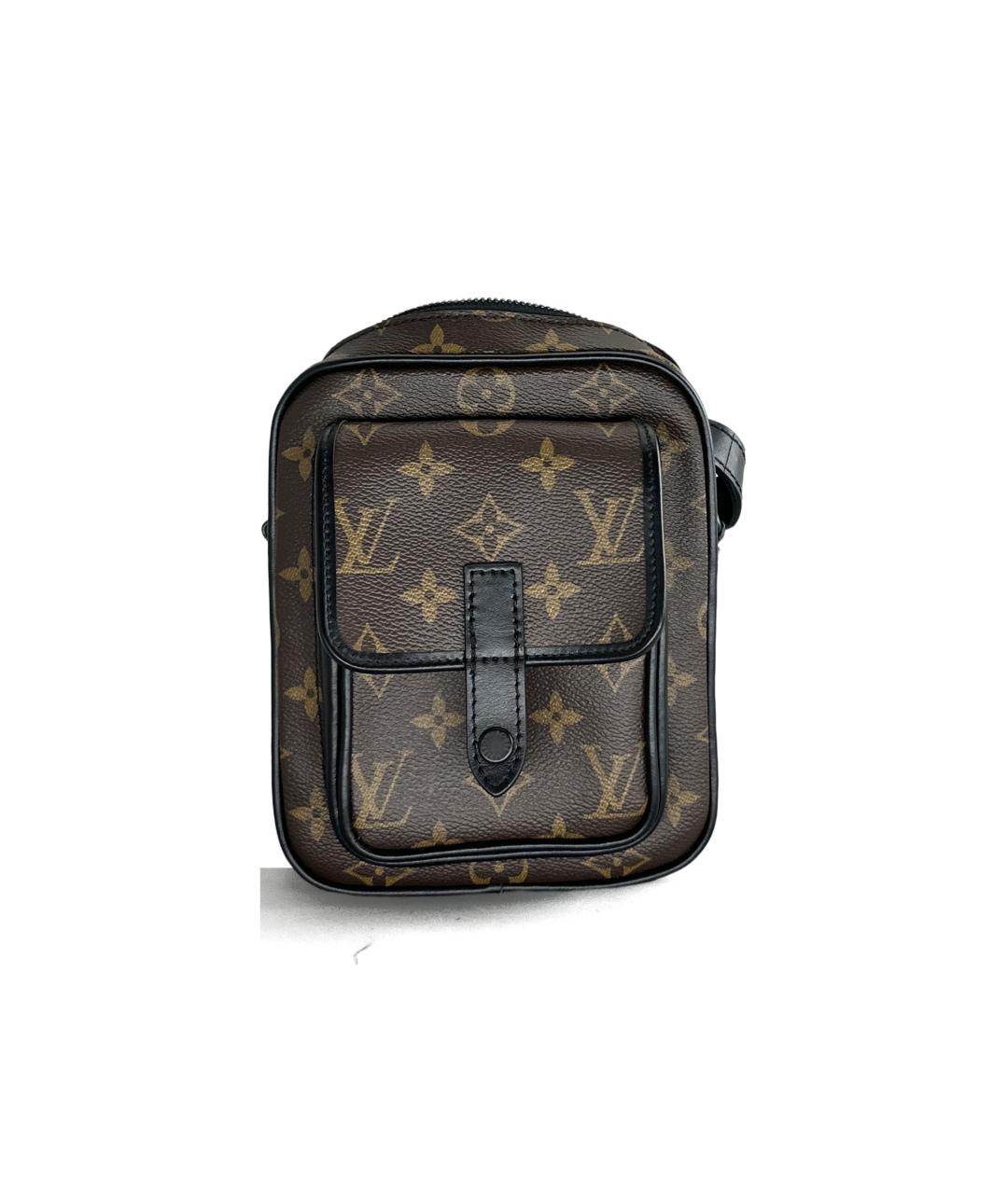 LOUIS VUITTON Коричневая барсетка, фото 10
