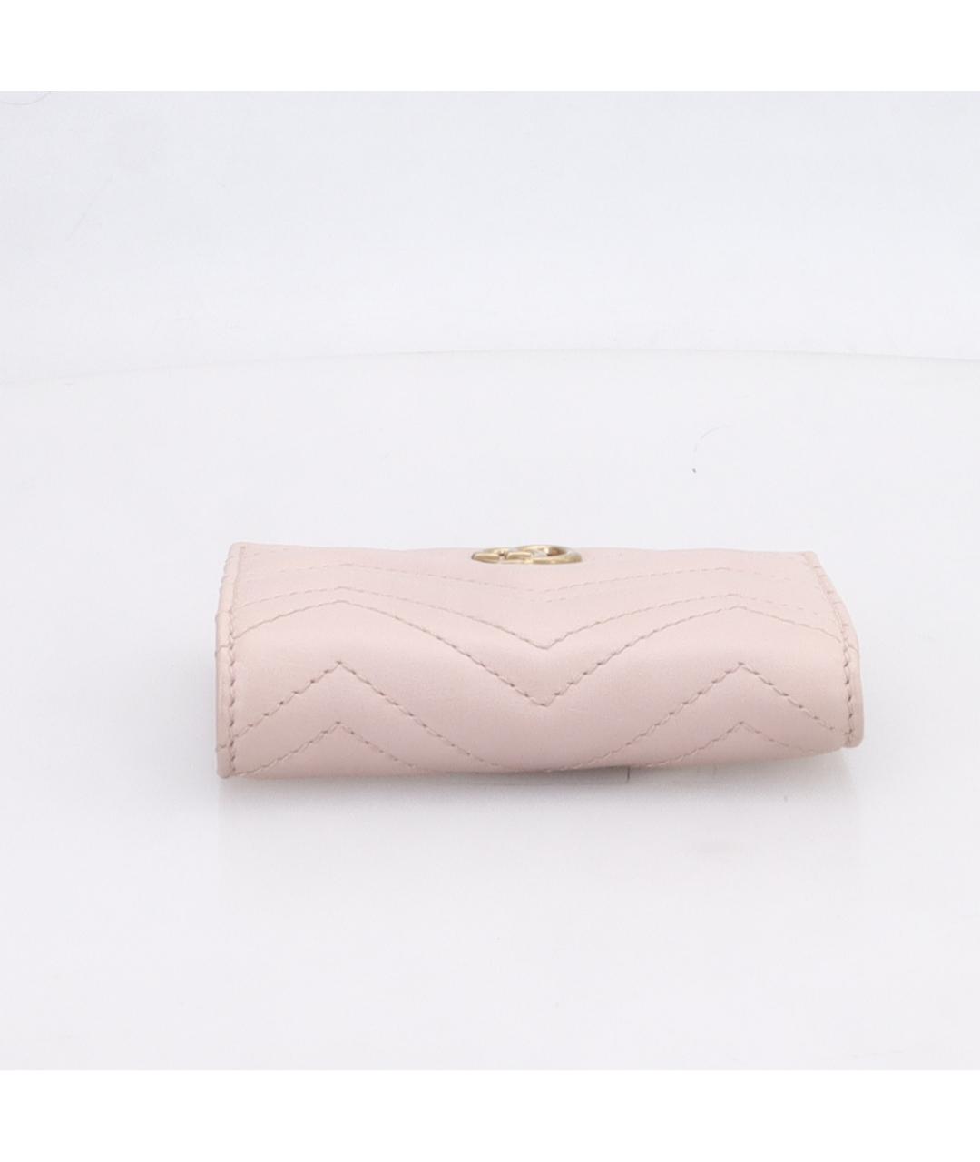 GUCCI Розовый кожаный кошелек, фото 9