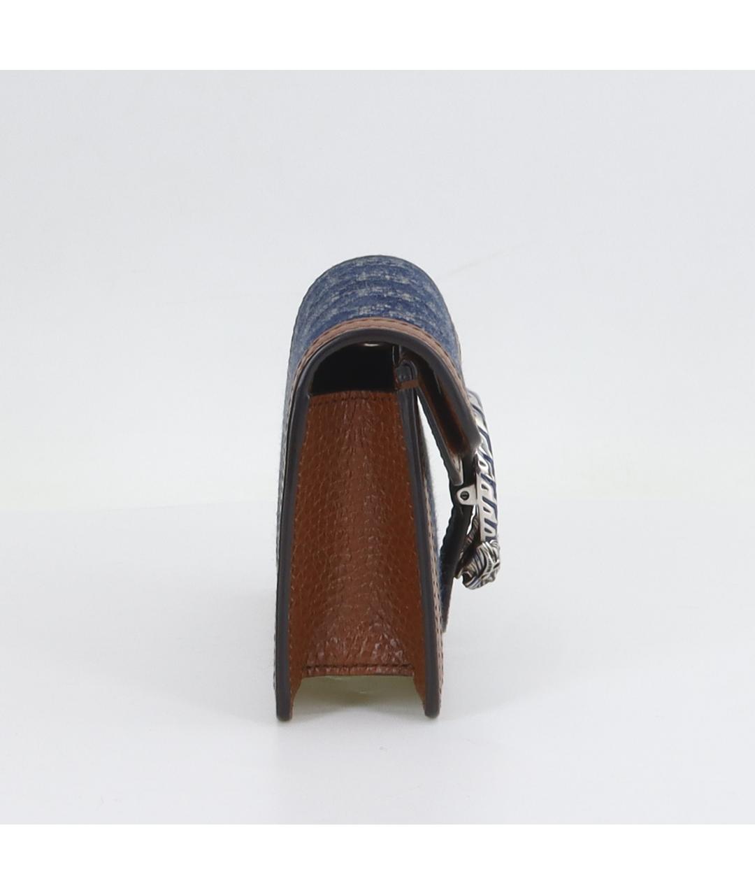 GUCCI Синяя сумка через плечо, фото 4