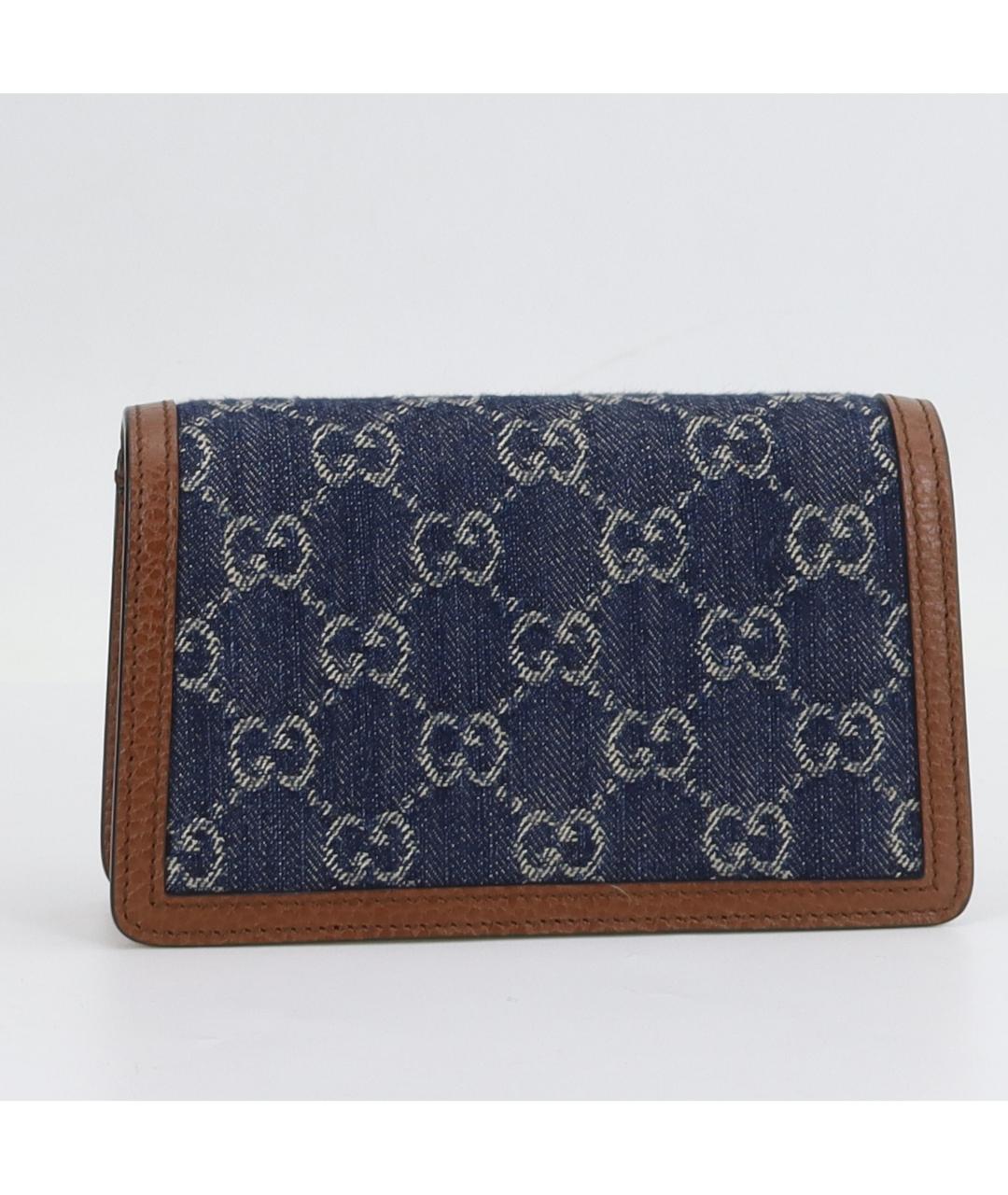 GUCCI Синяя сумка через плечо, фото 3