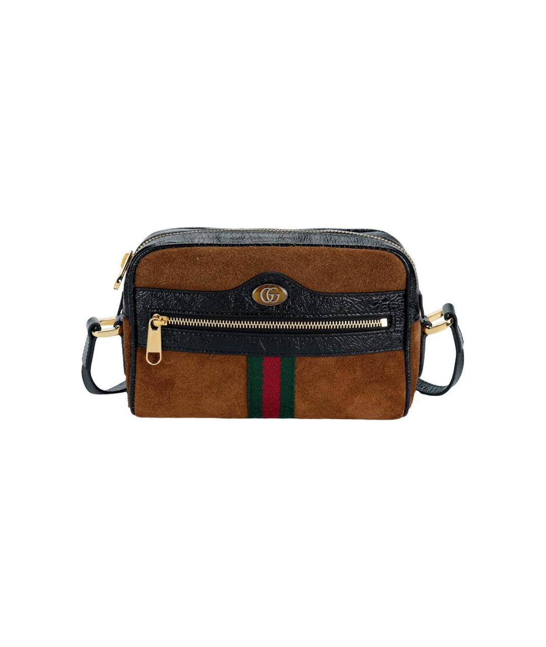 GUCCI Коричневая сумка через плечо, фото 1
