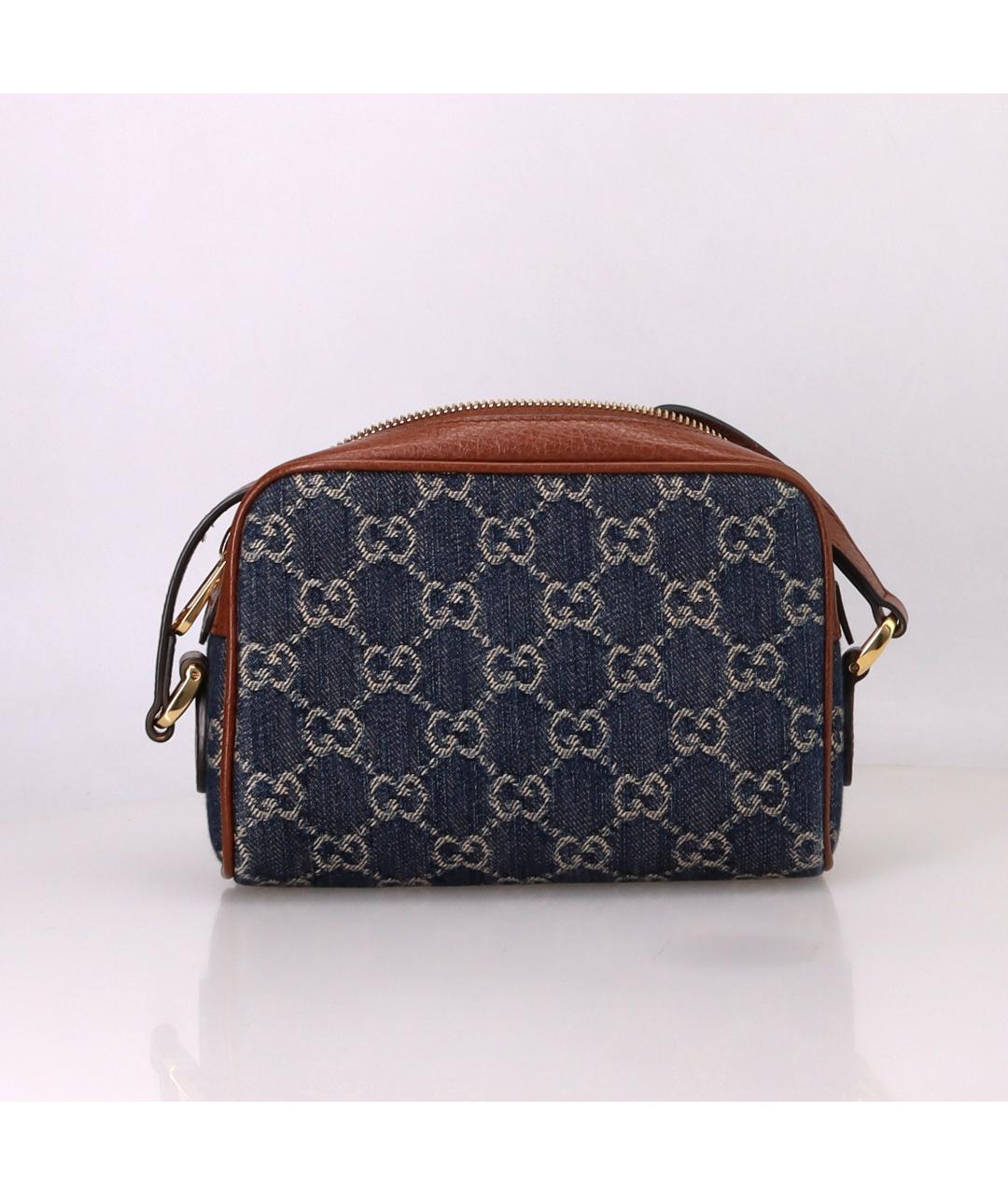 GUCCI Темно-синяя сумка через плечо, фото 3