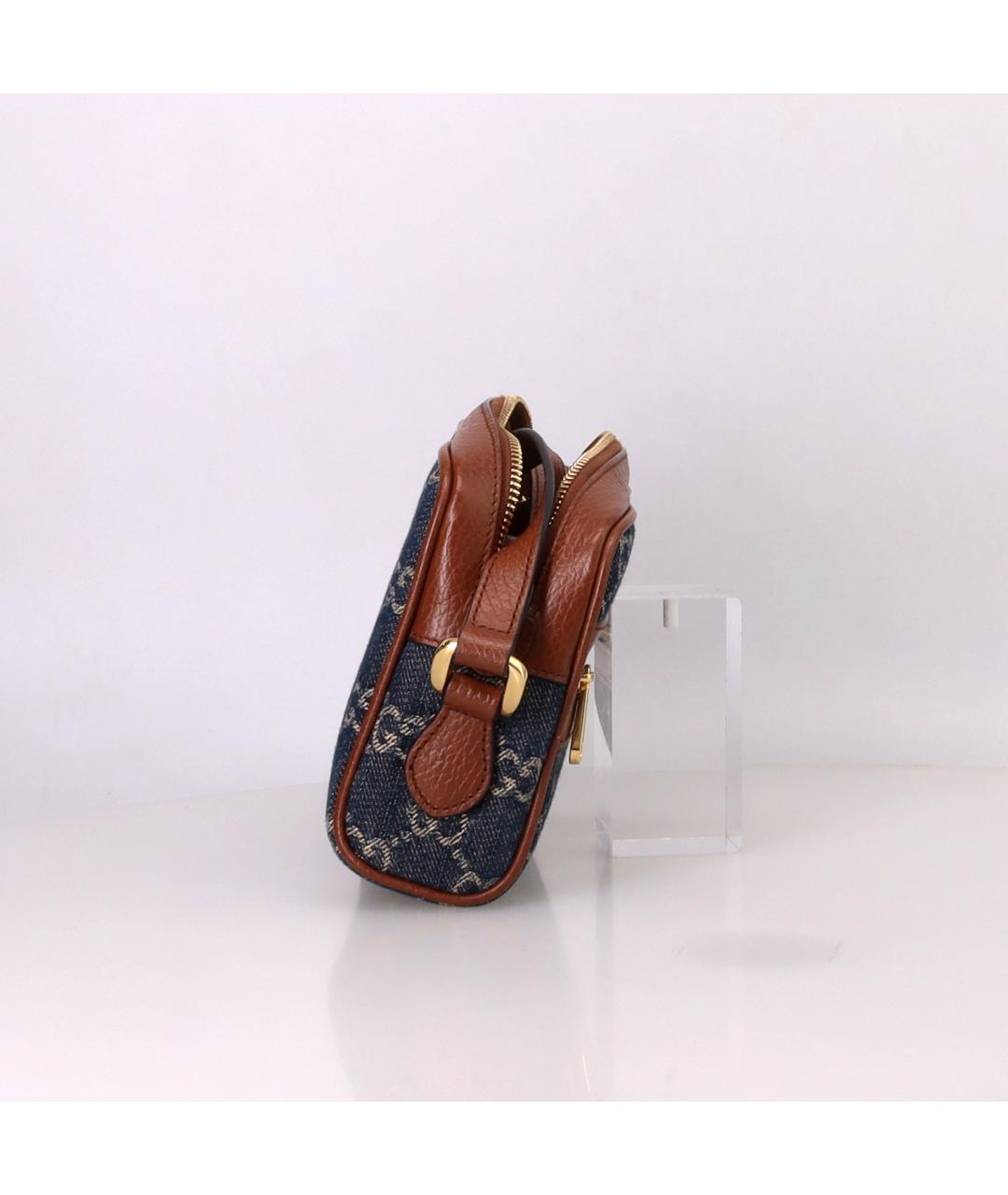 GUCCI Темно-синяя сумка через плечо, фото 4