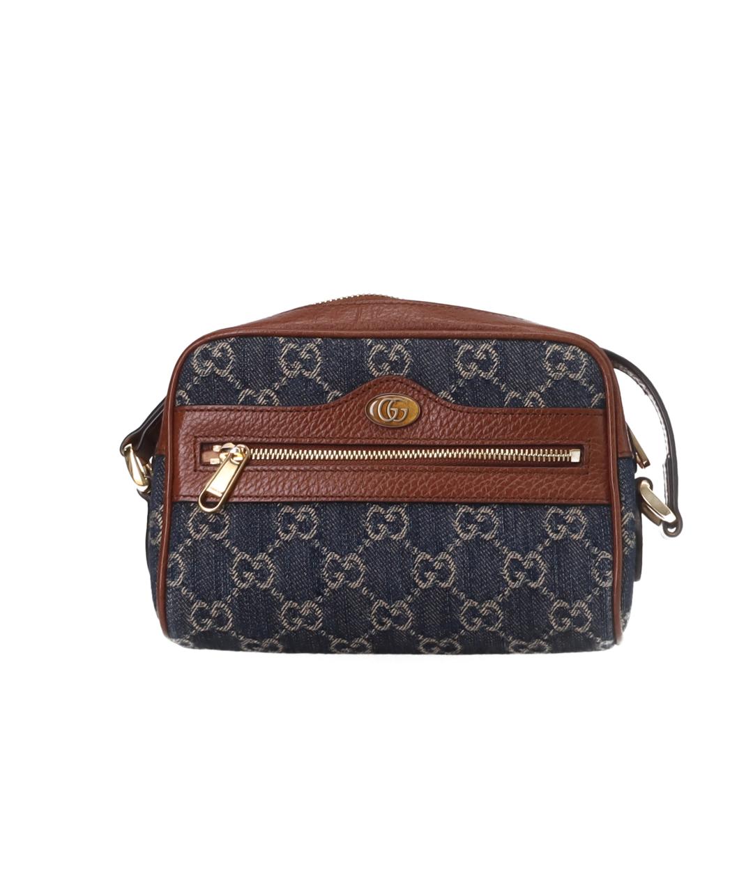 GUCCI Темно-синяя сумка через плечо, фото 1