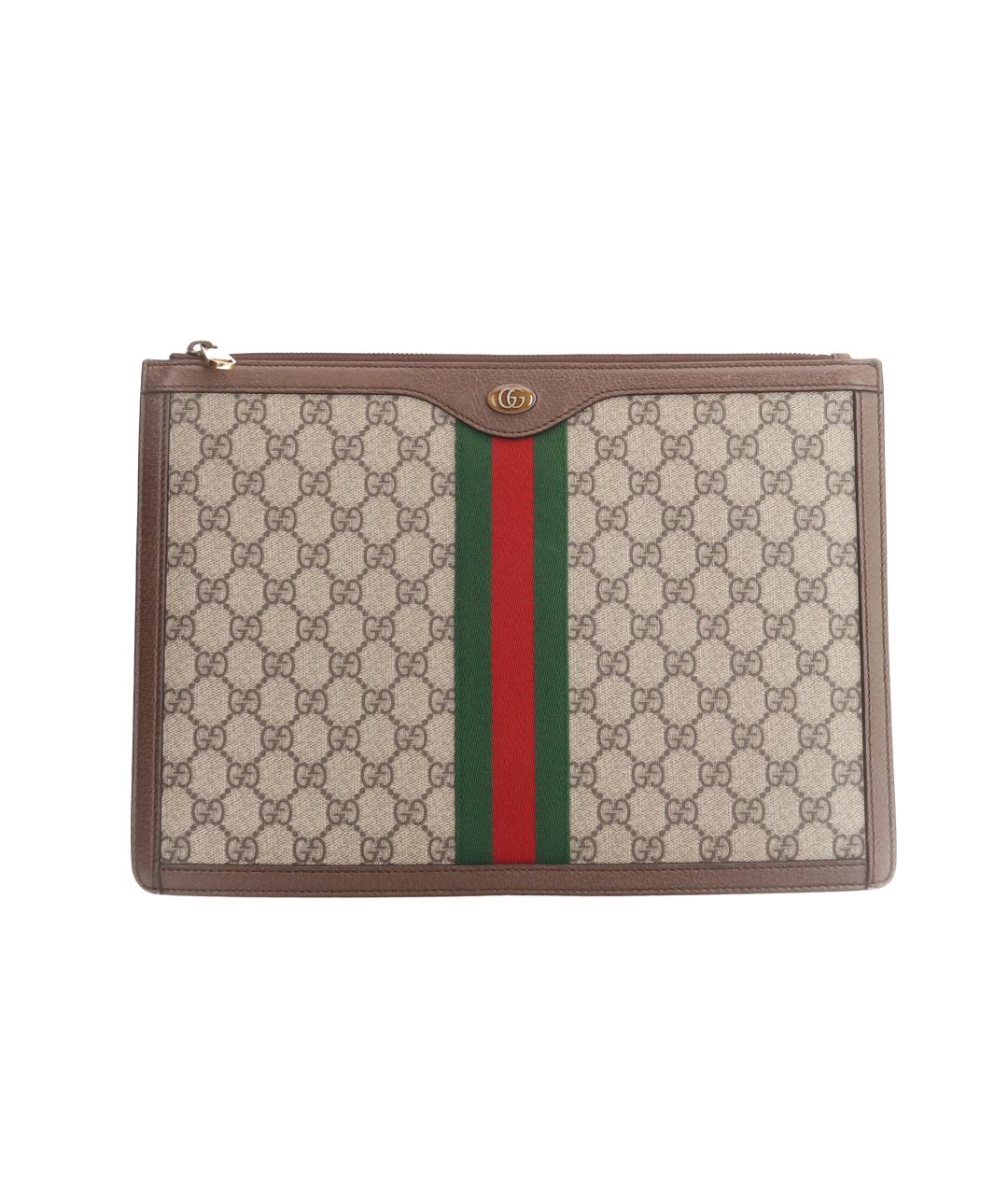 GUCCI Коричневая сумка на плечо, фото 1