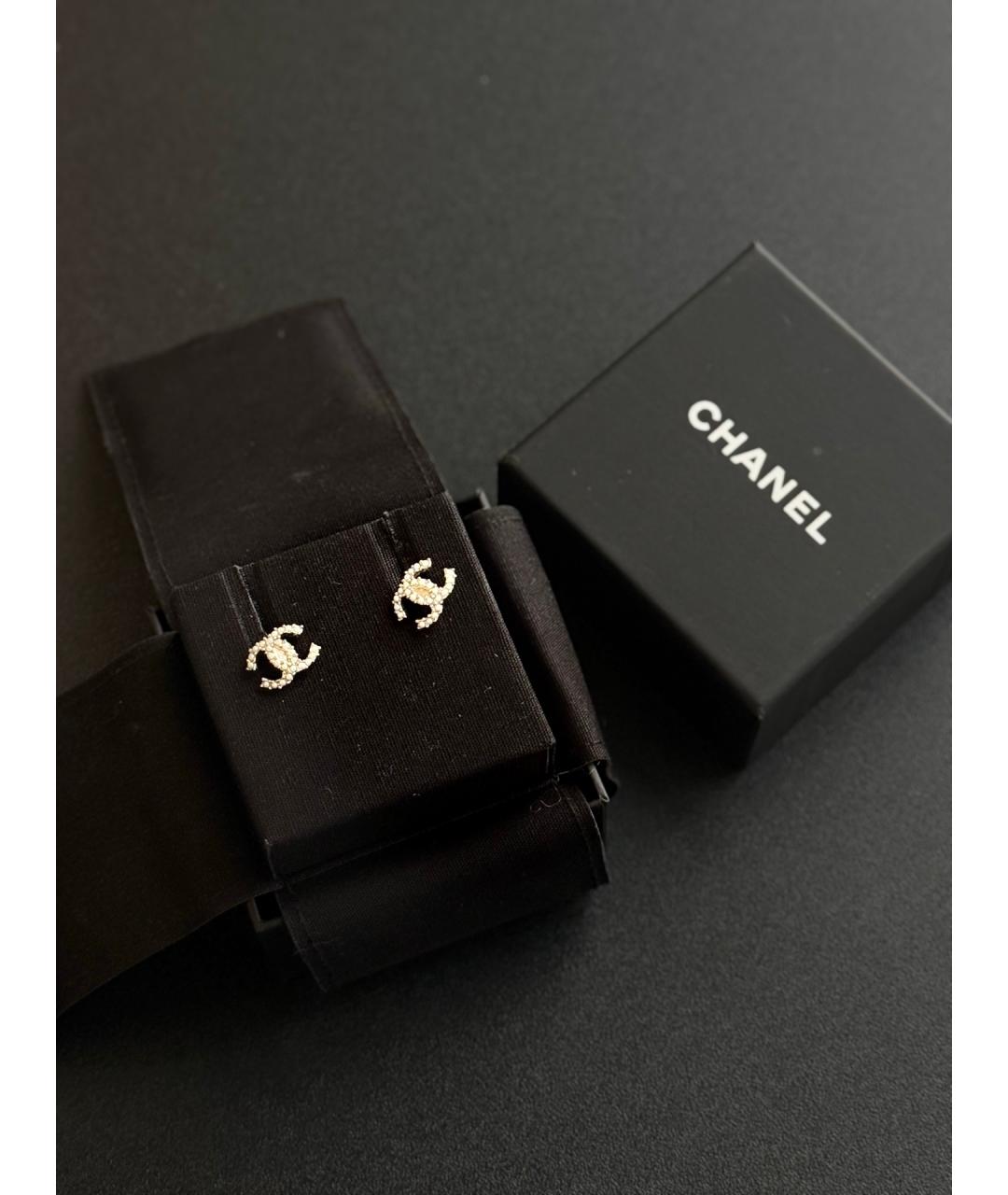 CHANEL Металлические серьги, фото 4