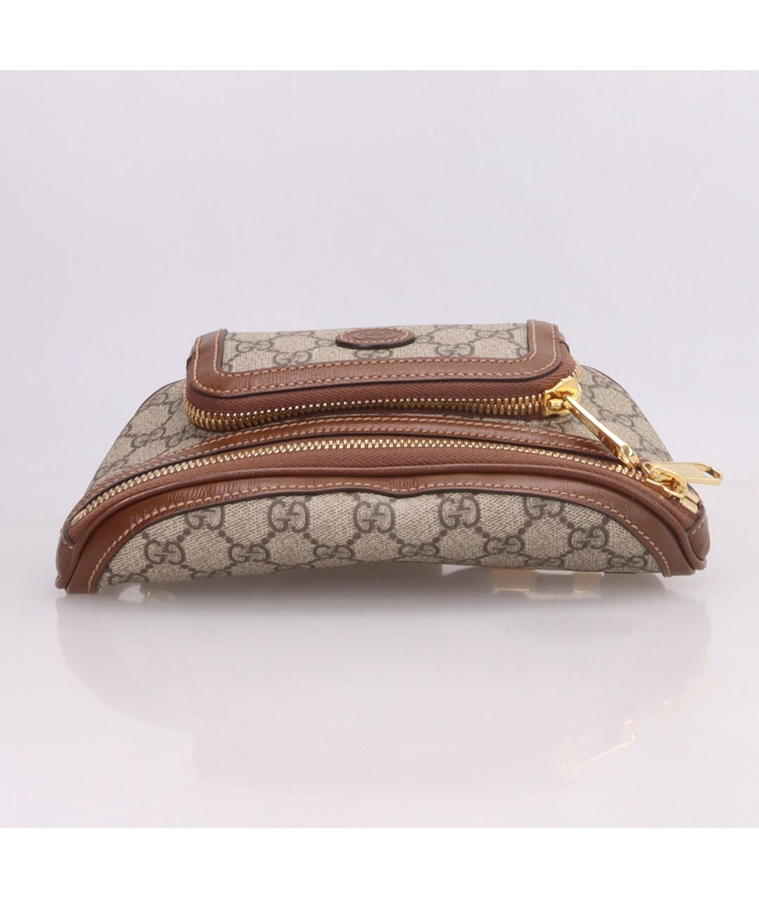 GUCCI Коричневая поясная сумка, фото 9