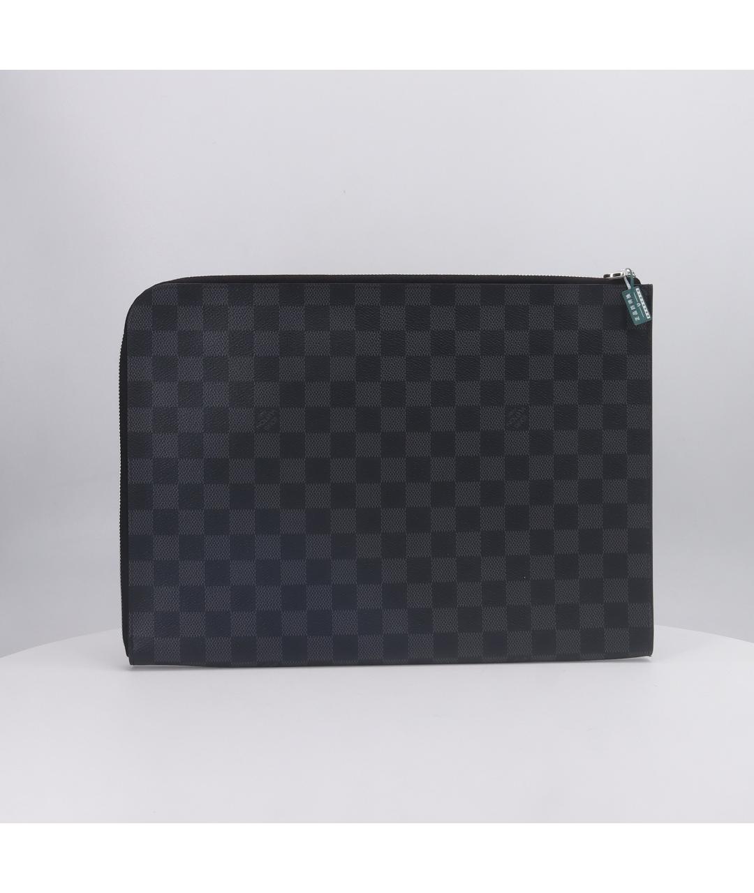 LOUIS VUITTON Антрацитовая папка для документов, фото 3