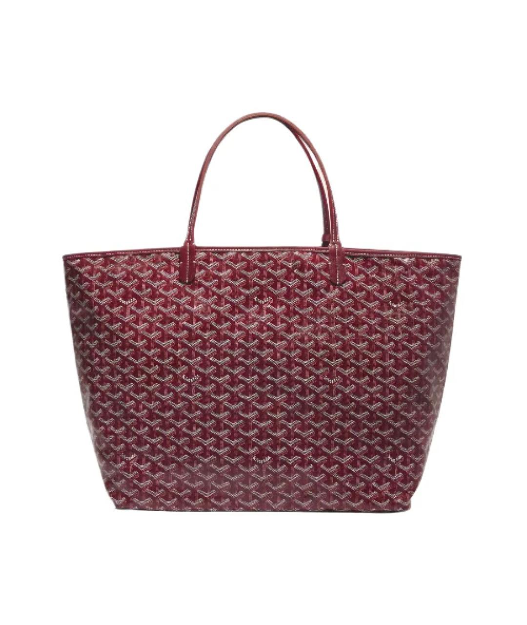 GOYARD Бордовая сумка тоут, фото 2