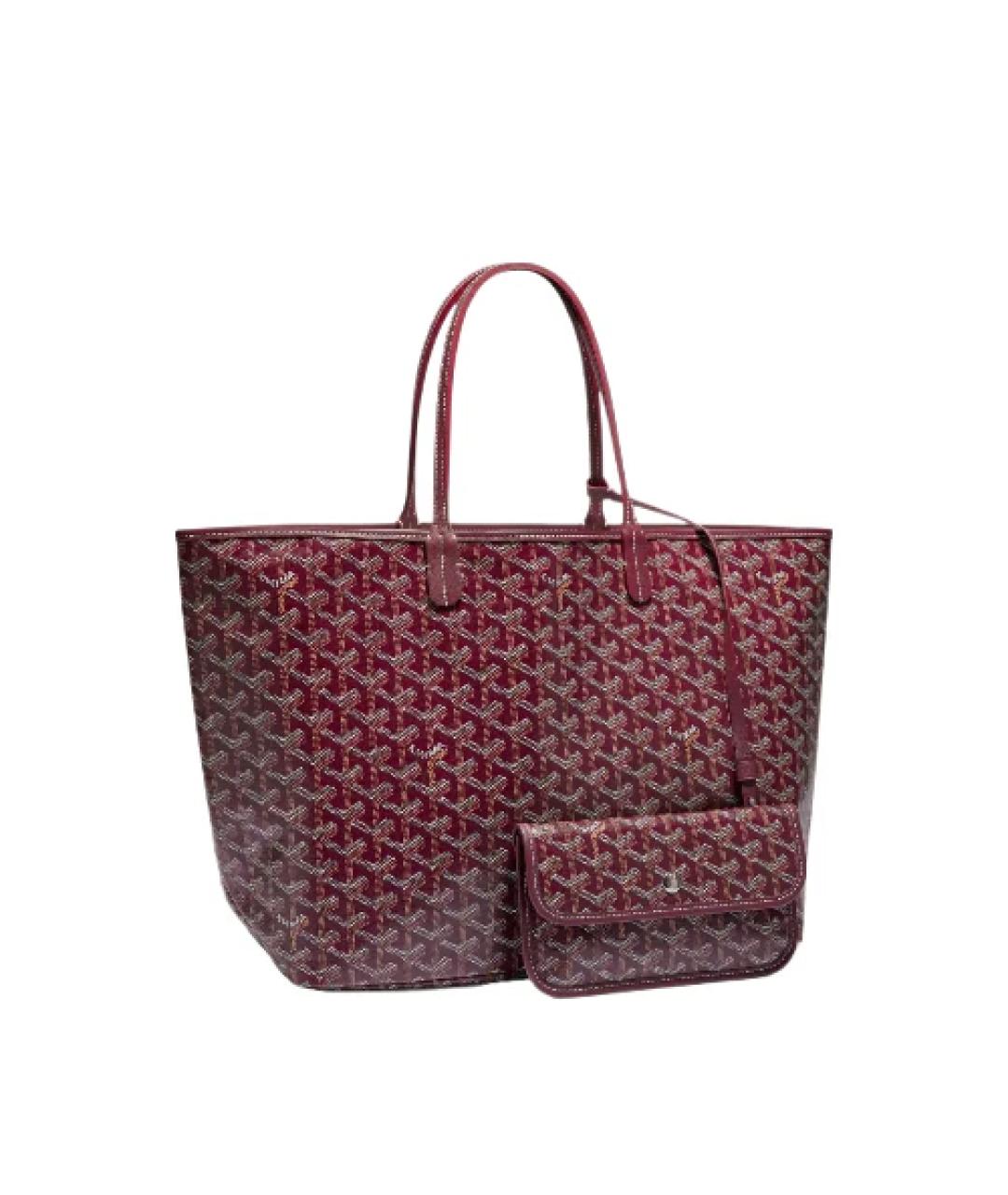 GOYARD Бордовая сумка тоут, фото 1