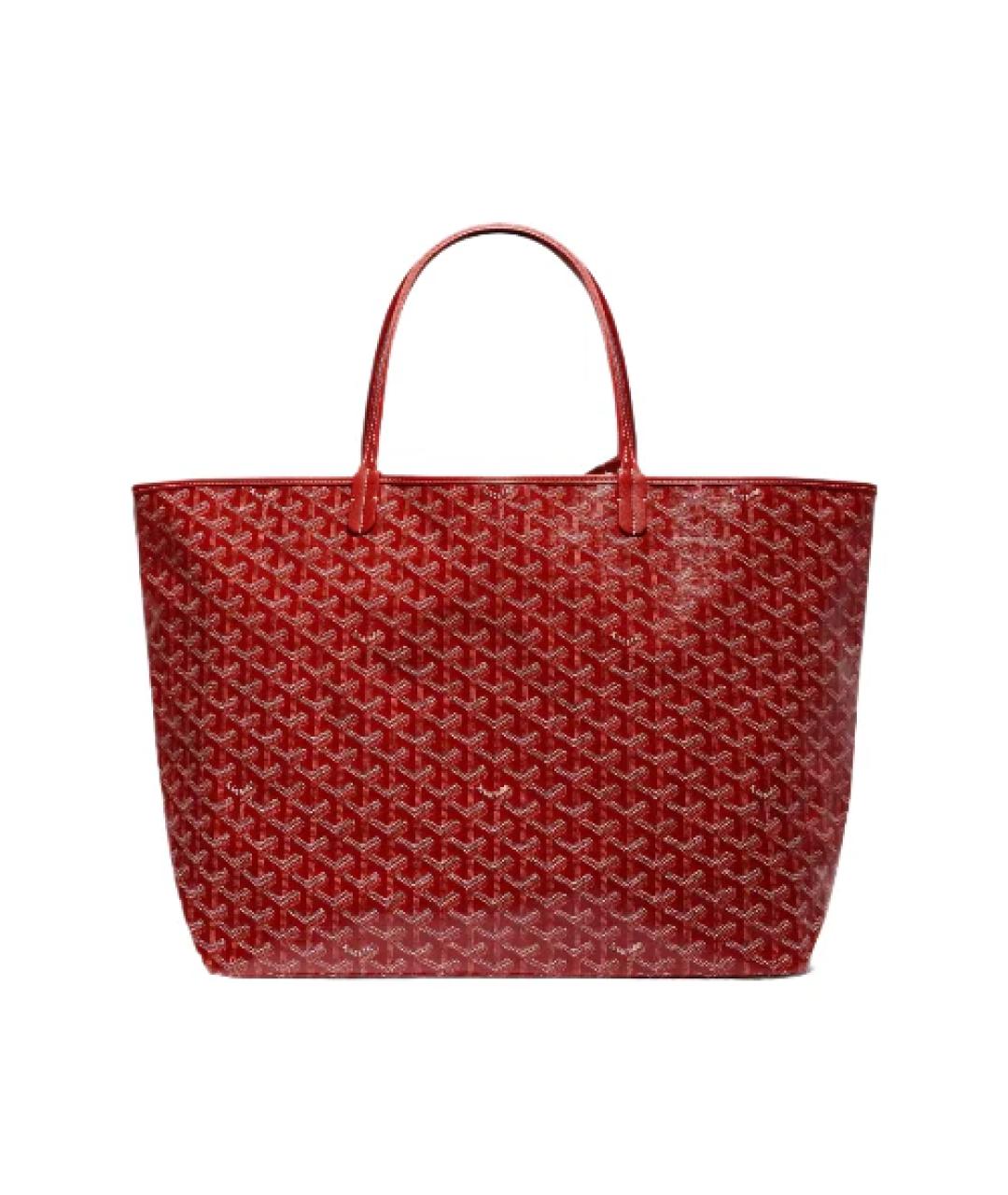 GOYARD Красная сумка тоут, фото 2