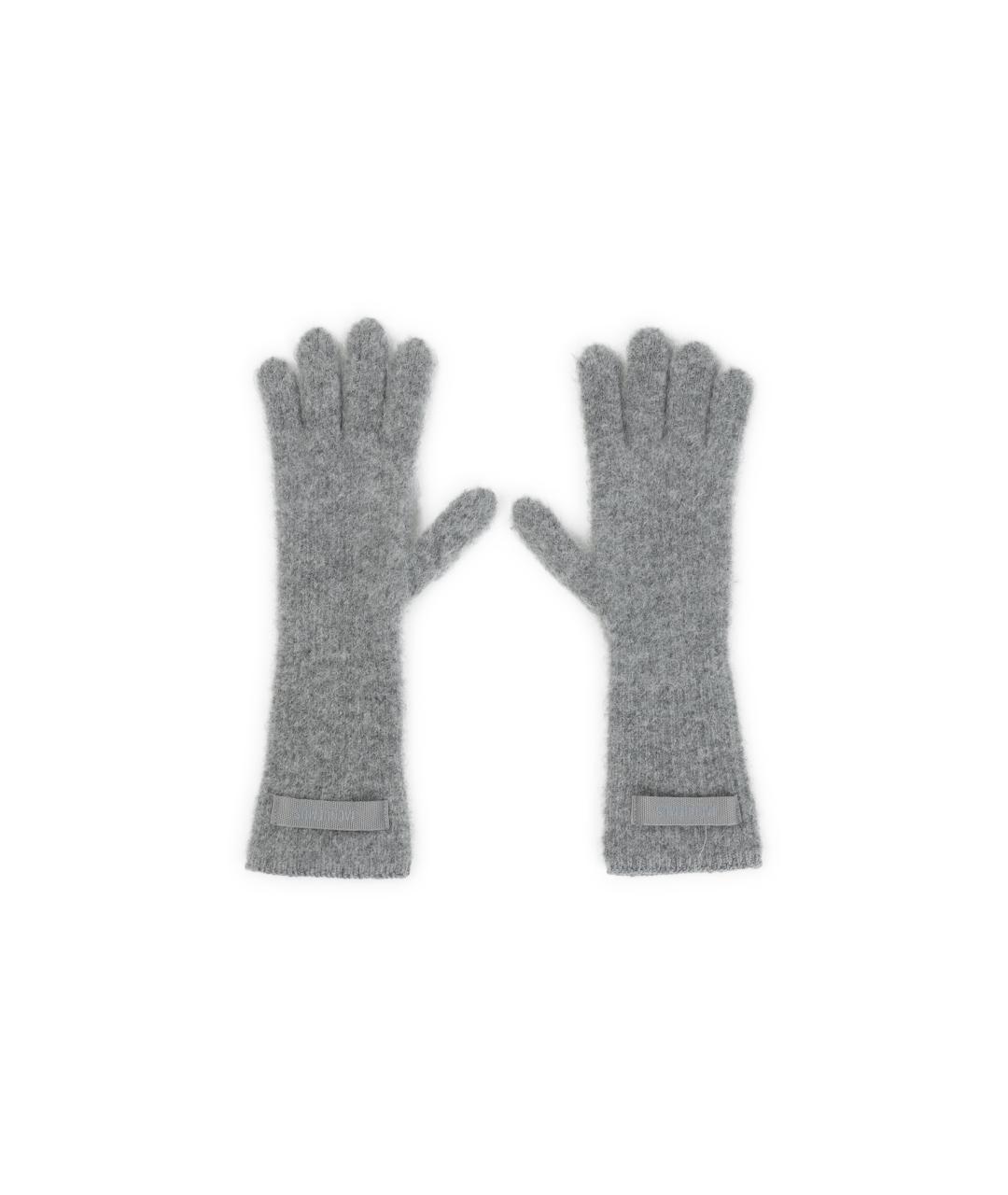 JACQUEMUS Серые перчатки, фото 1
