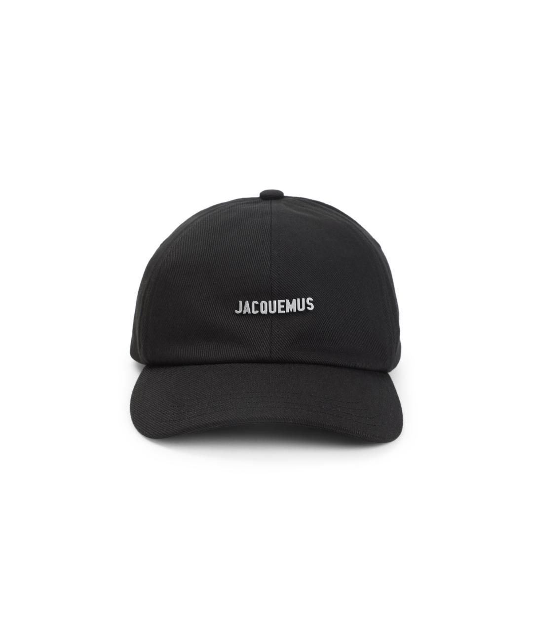 JACQUEMUS Черная хлопковая кепка, фото 1