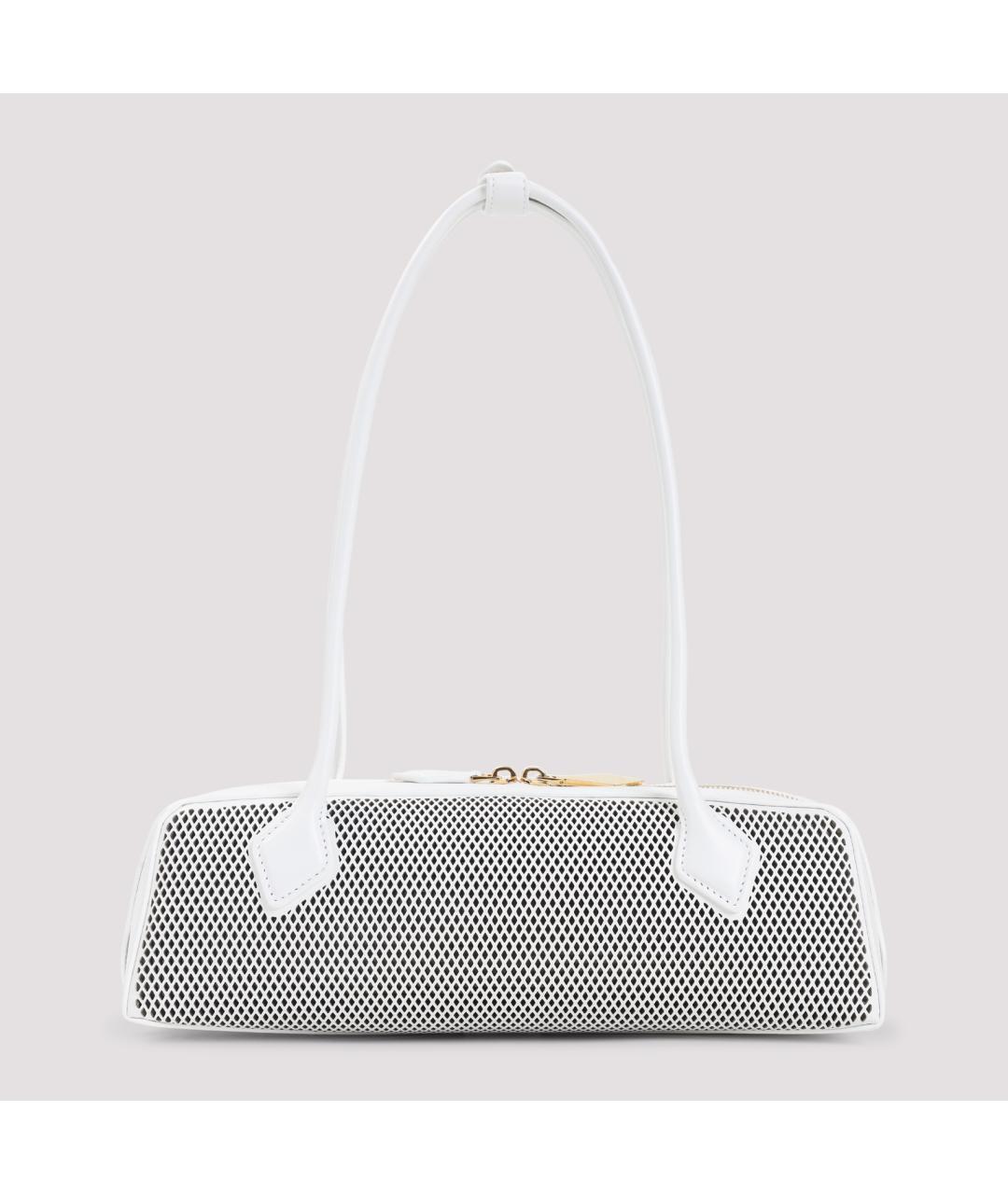 ALAIA Белая кожаная сумка через плечо, фото 2