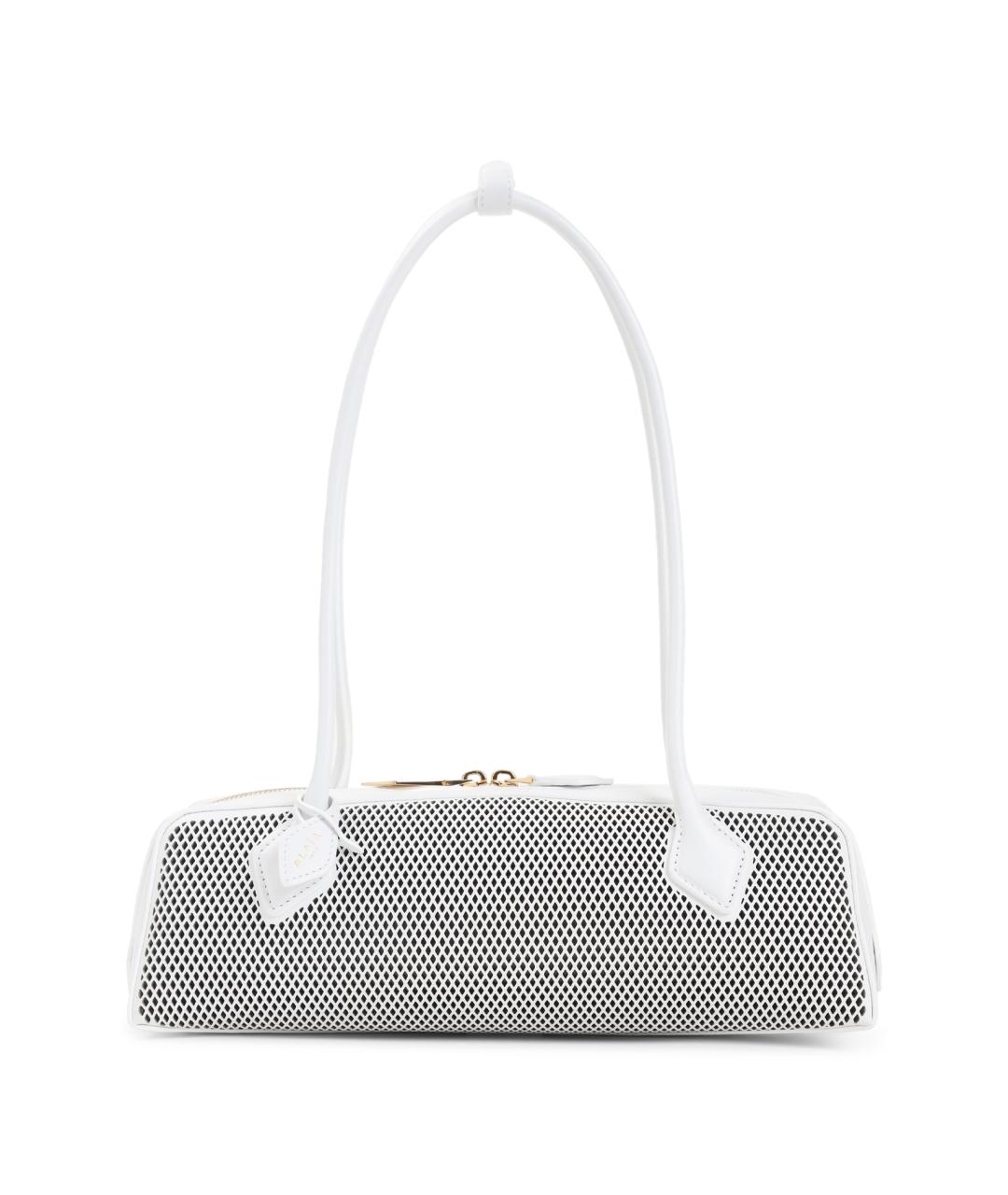 ALAIA Белая кожаная сумка через плечо, фото 1