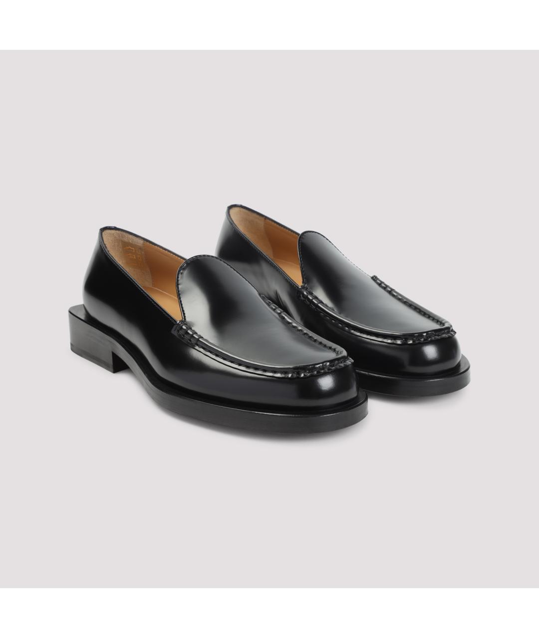 JACQUEMUS Черные лоферы из лакированной кожи, фото 3