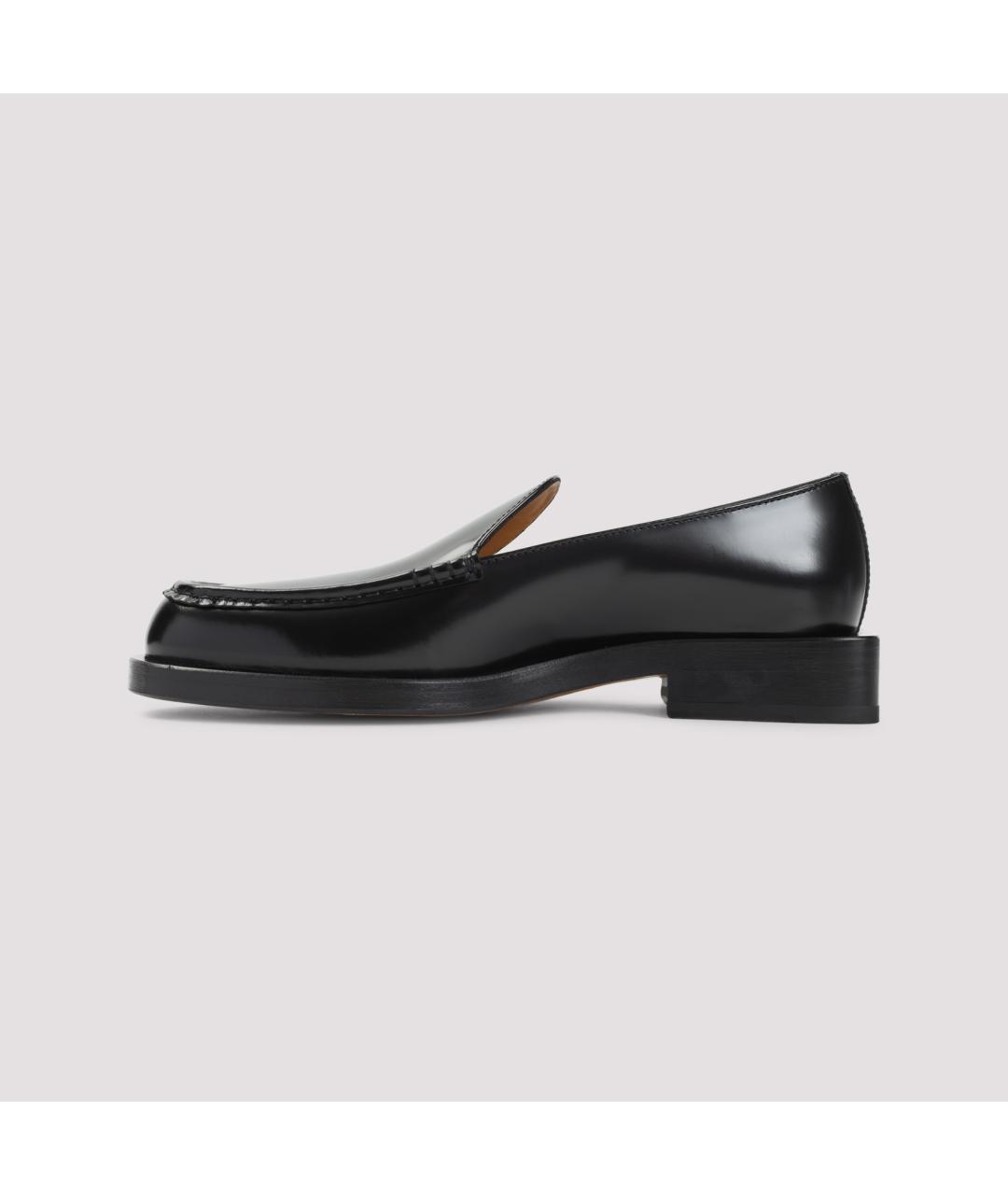 JACQUEMUS Черные лоферы из лакированной кожи, фото 2