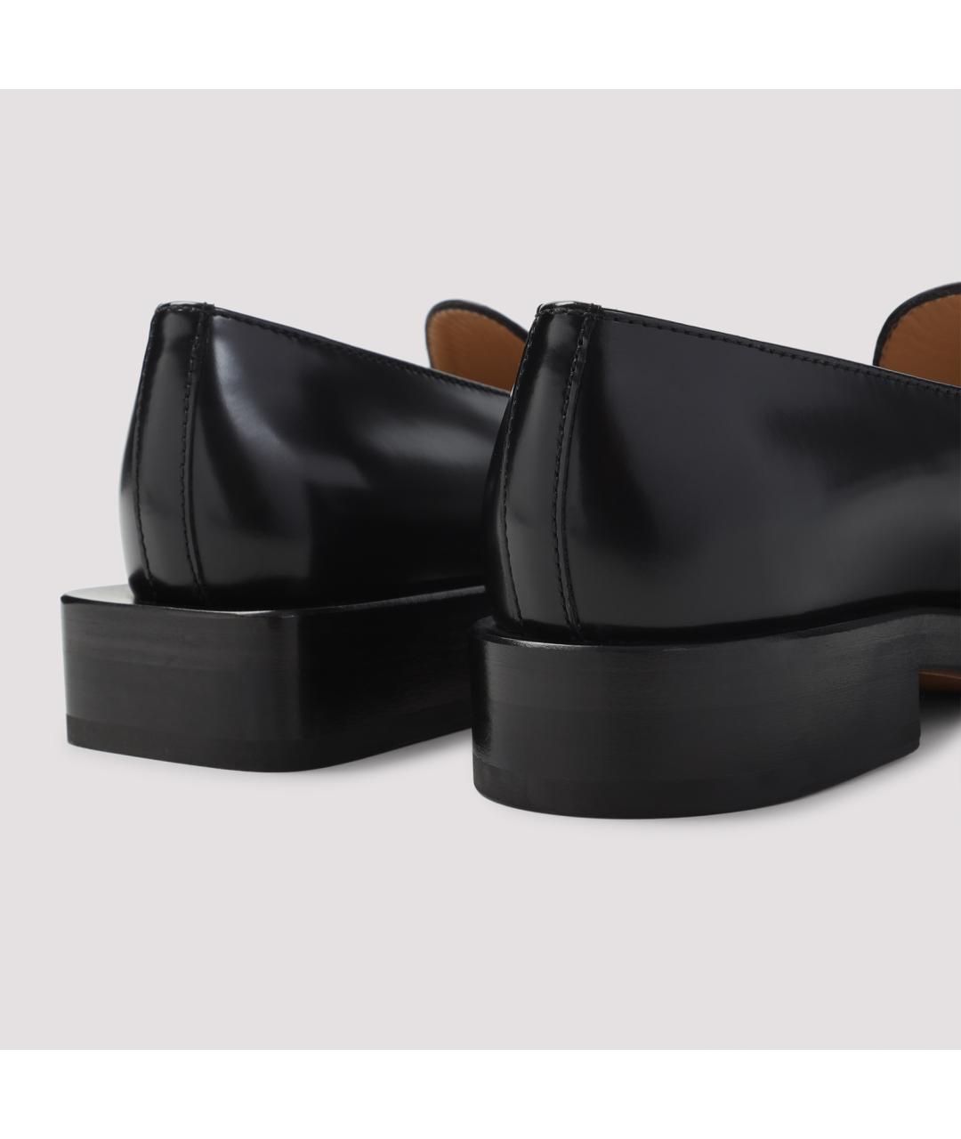 JACQUEMUS Черные лоферы из лакированной кожи, фото 4