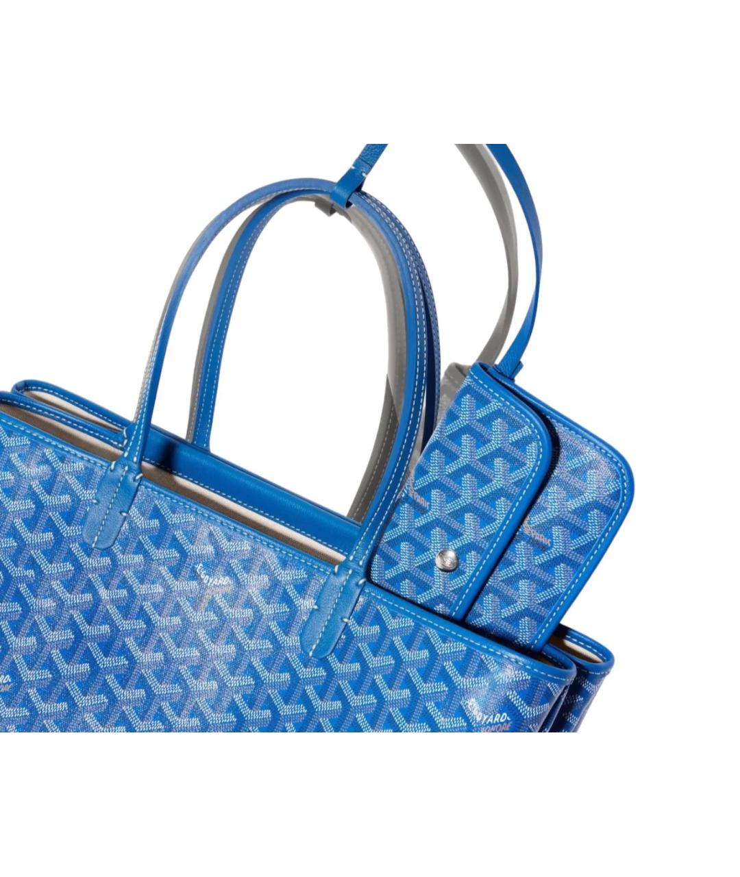 GOYARD Синяя сумка тоут, фото 4