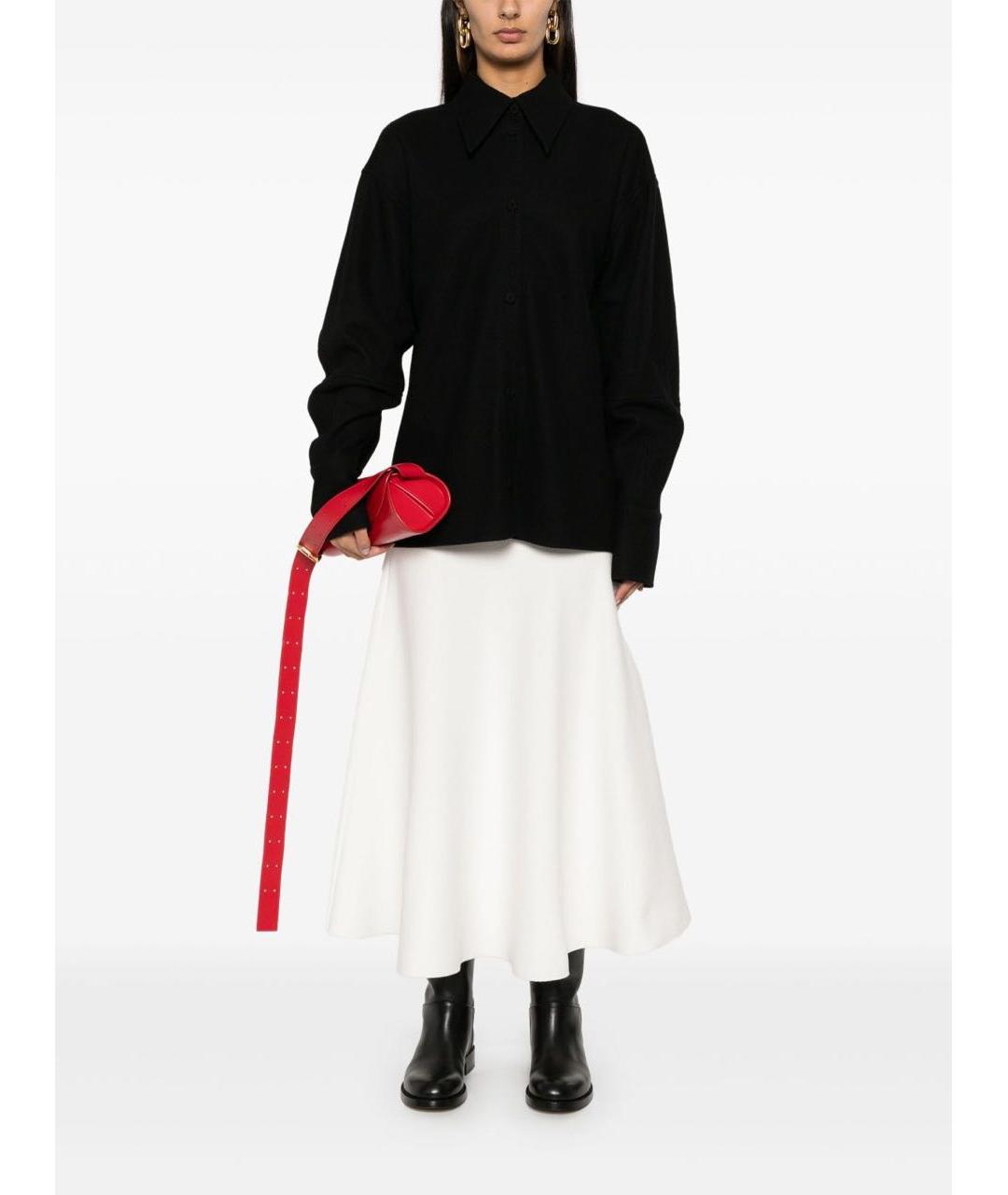 JIL SANDER Черная рубашка, фото 2